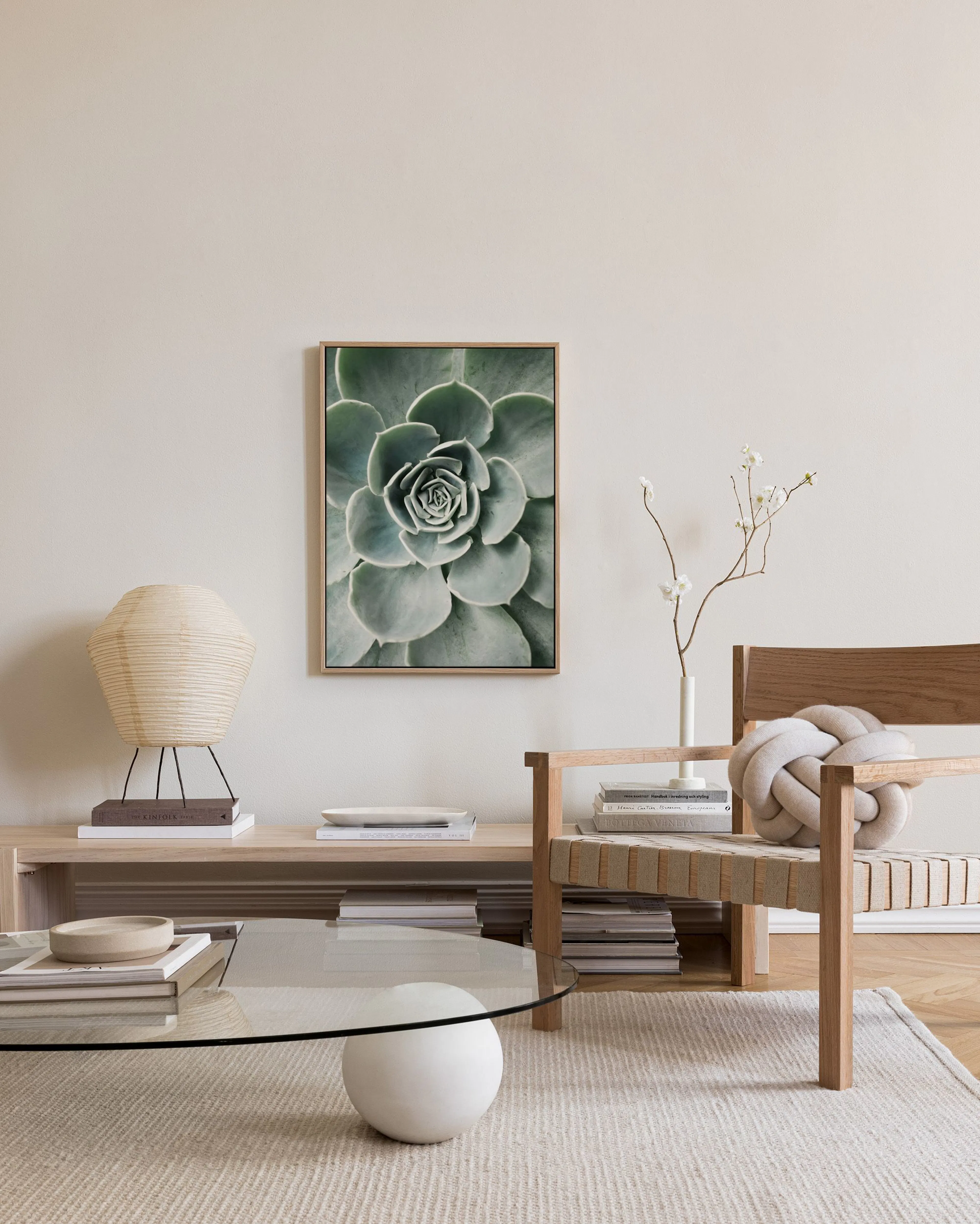 Tranh Botanical Cactus Flower Canvas print