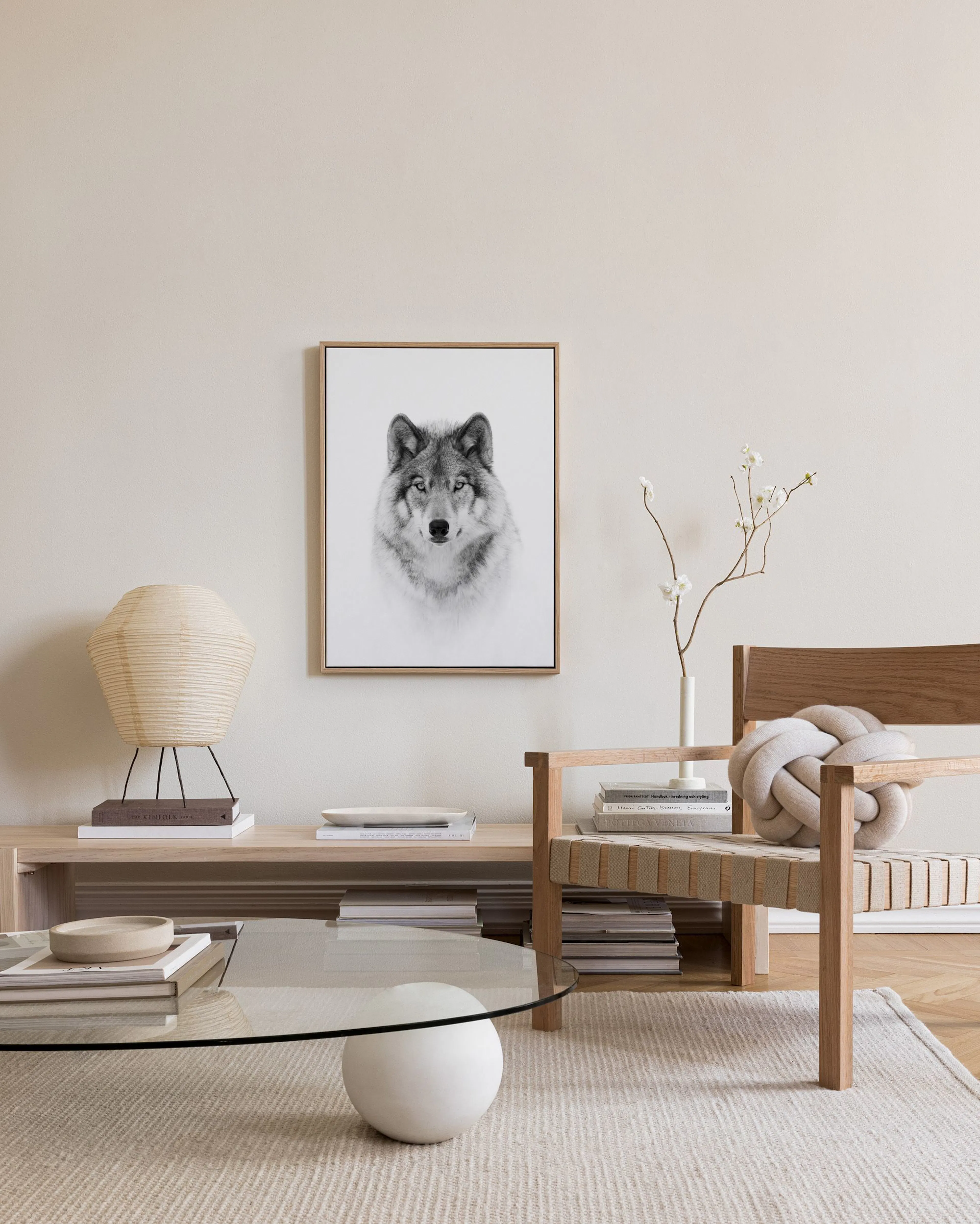 Tranh Illustrations Wolf Canvas print