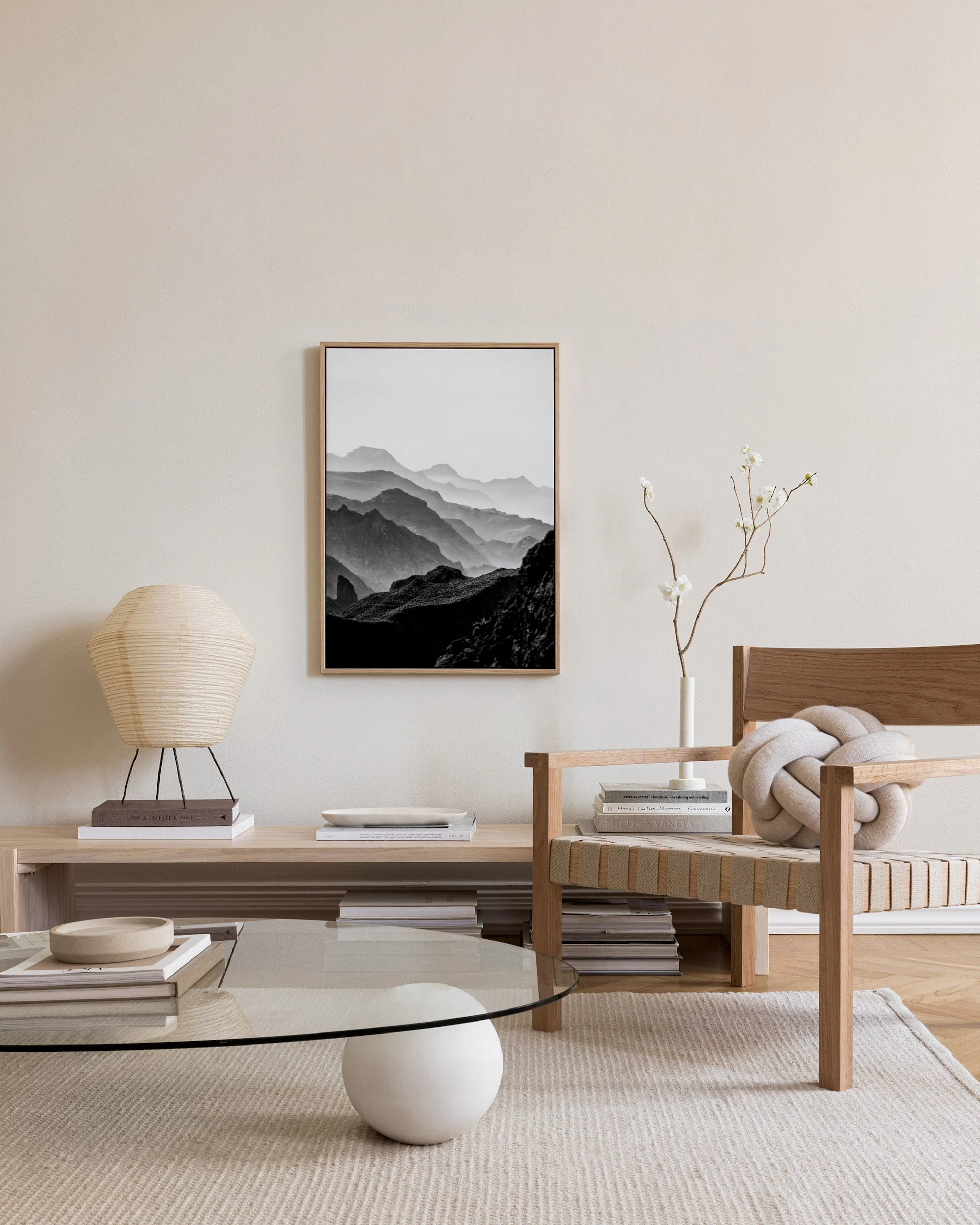 Tranh Thiên Nhiên Black Rocky Mountains Canvas print