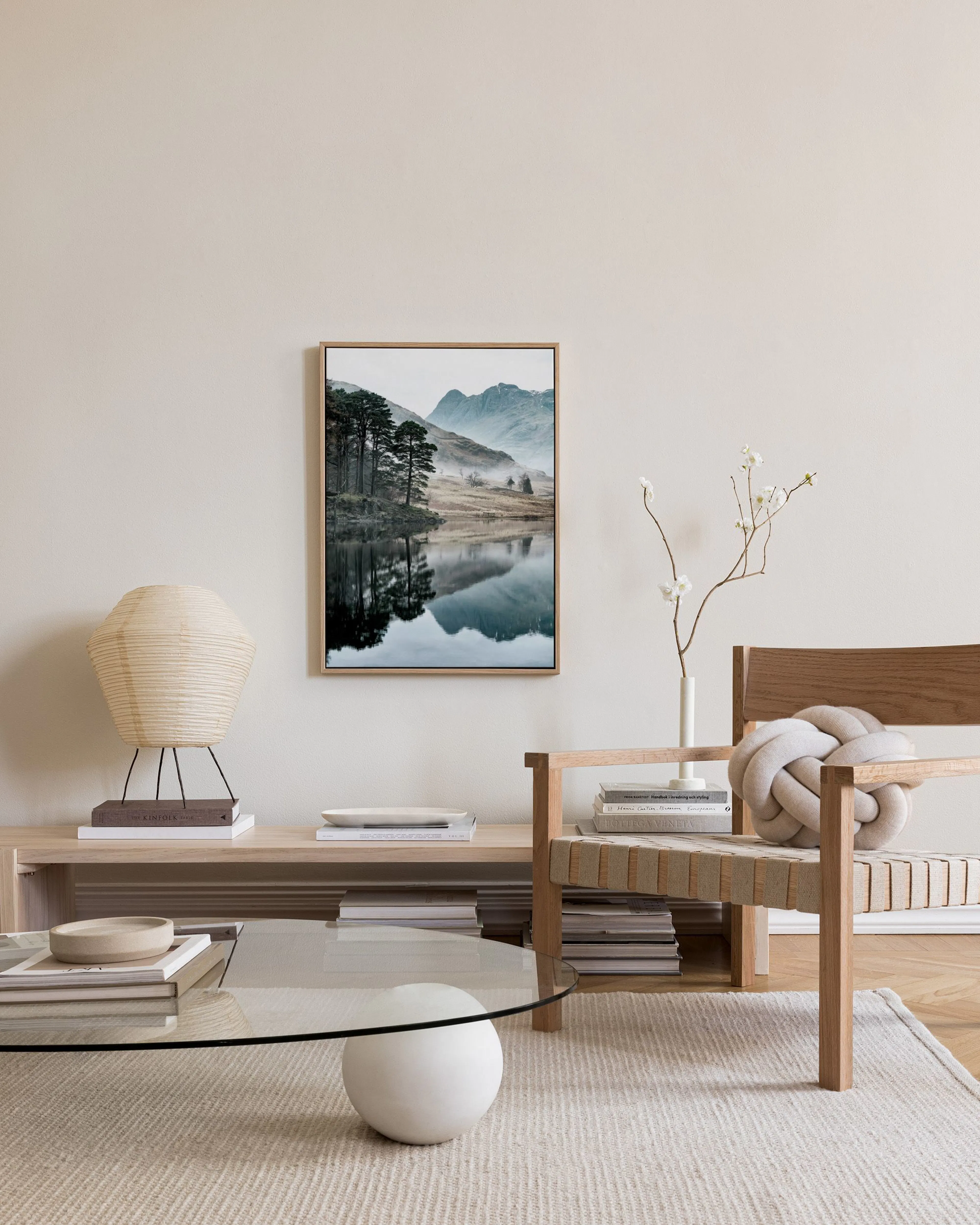 Tranh Thiên Nhiên Lake Reflection Canvas print