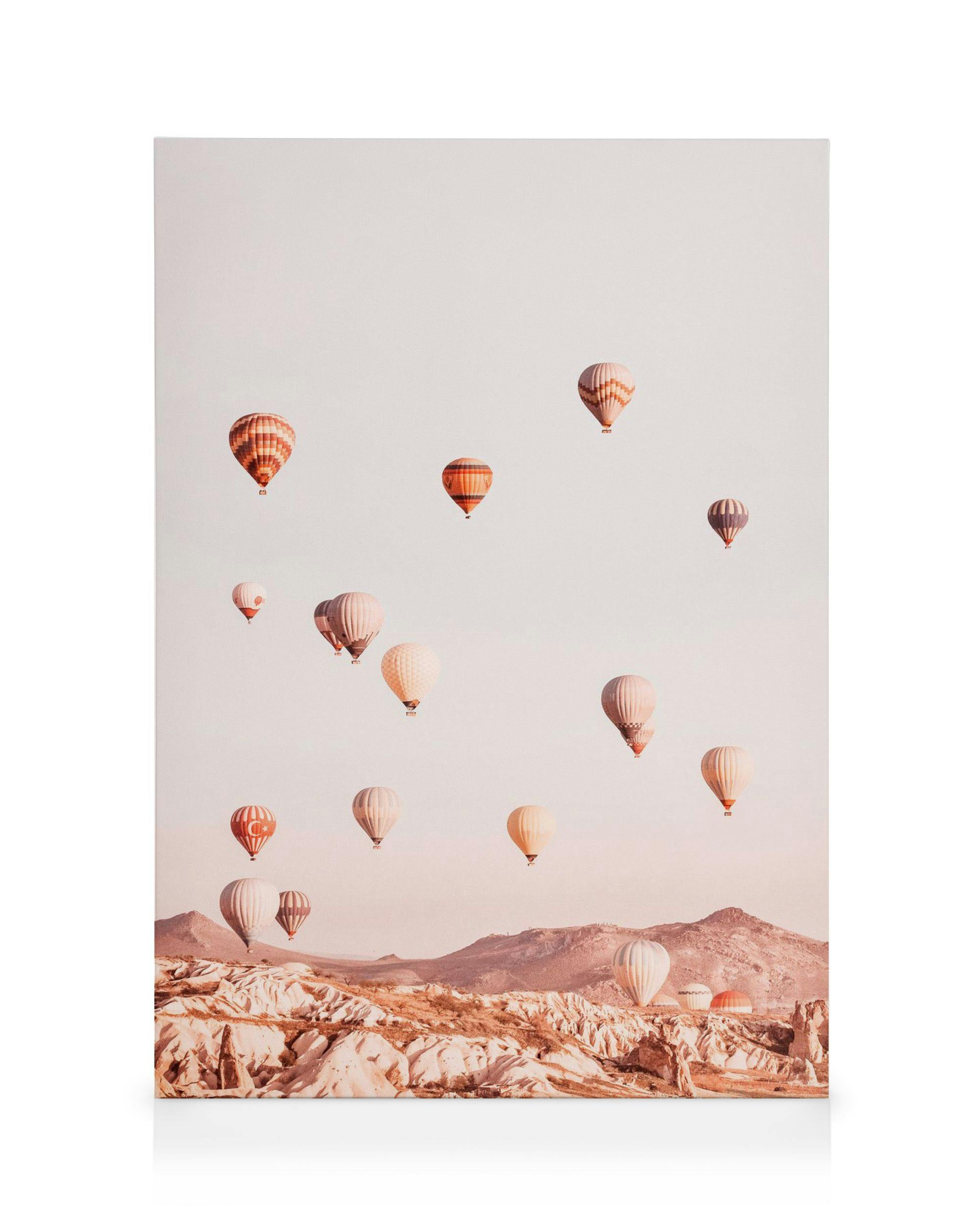 Canvas Schilderijen Let'S Fly Away Canvas (50x70 cm - Fotolijst Eiken)