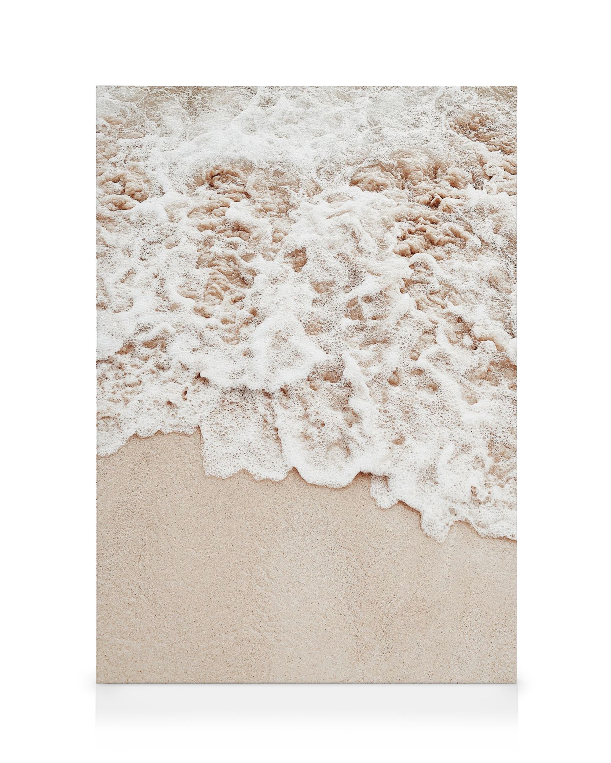 Stampa Su Tela Panther Print: Paesaggio Mare E Cielo (18x12 Cm) - Quadro Artistico Ready To Hang Con Cornice In Legno, Colori Vivaci
