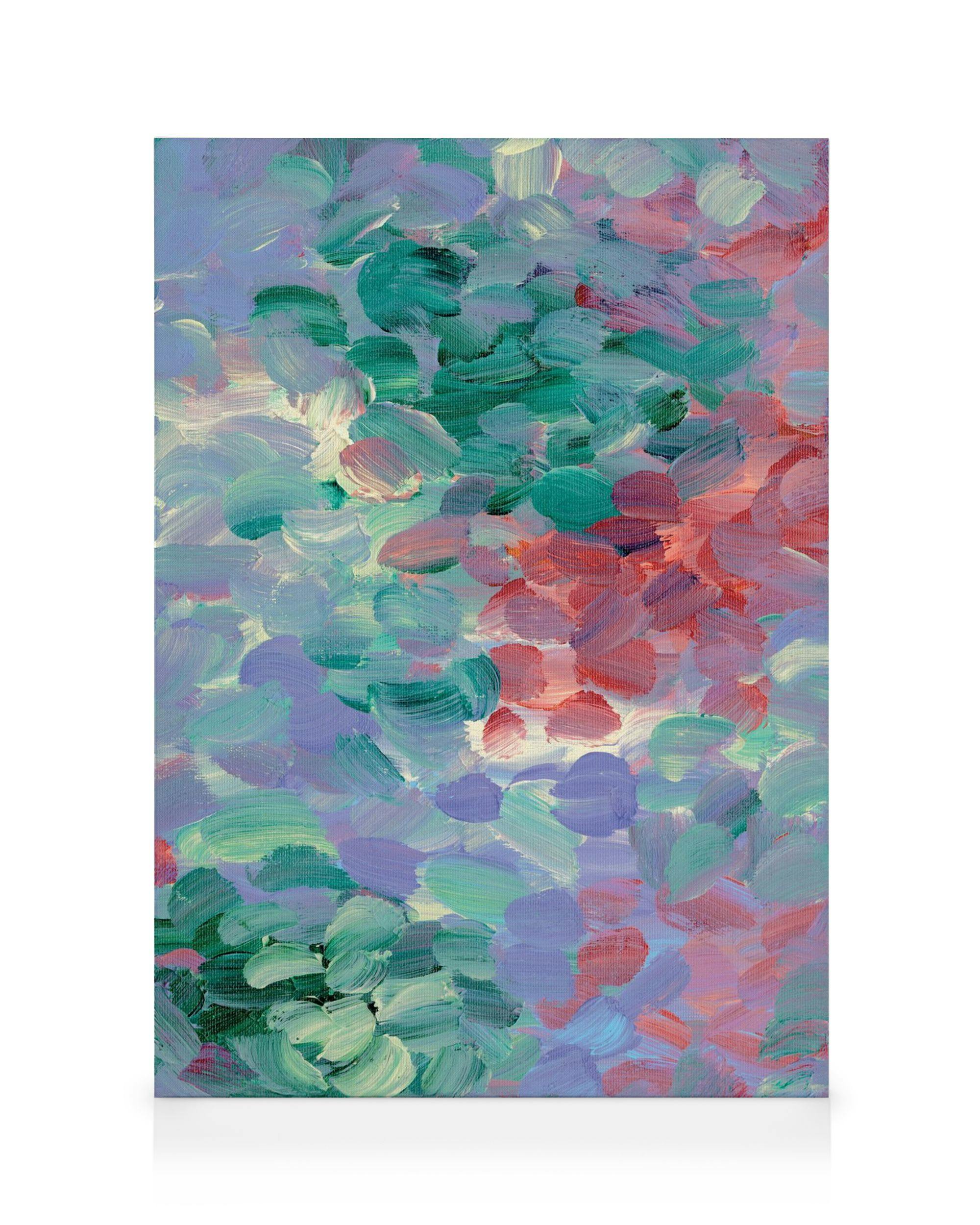 Chromatic Reverie No2 Canvas (100x140 cm - Fotokaders zwart)