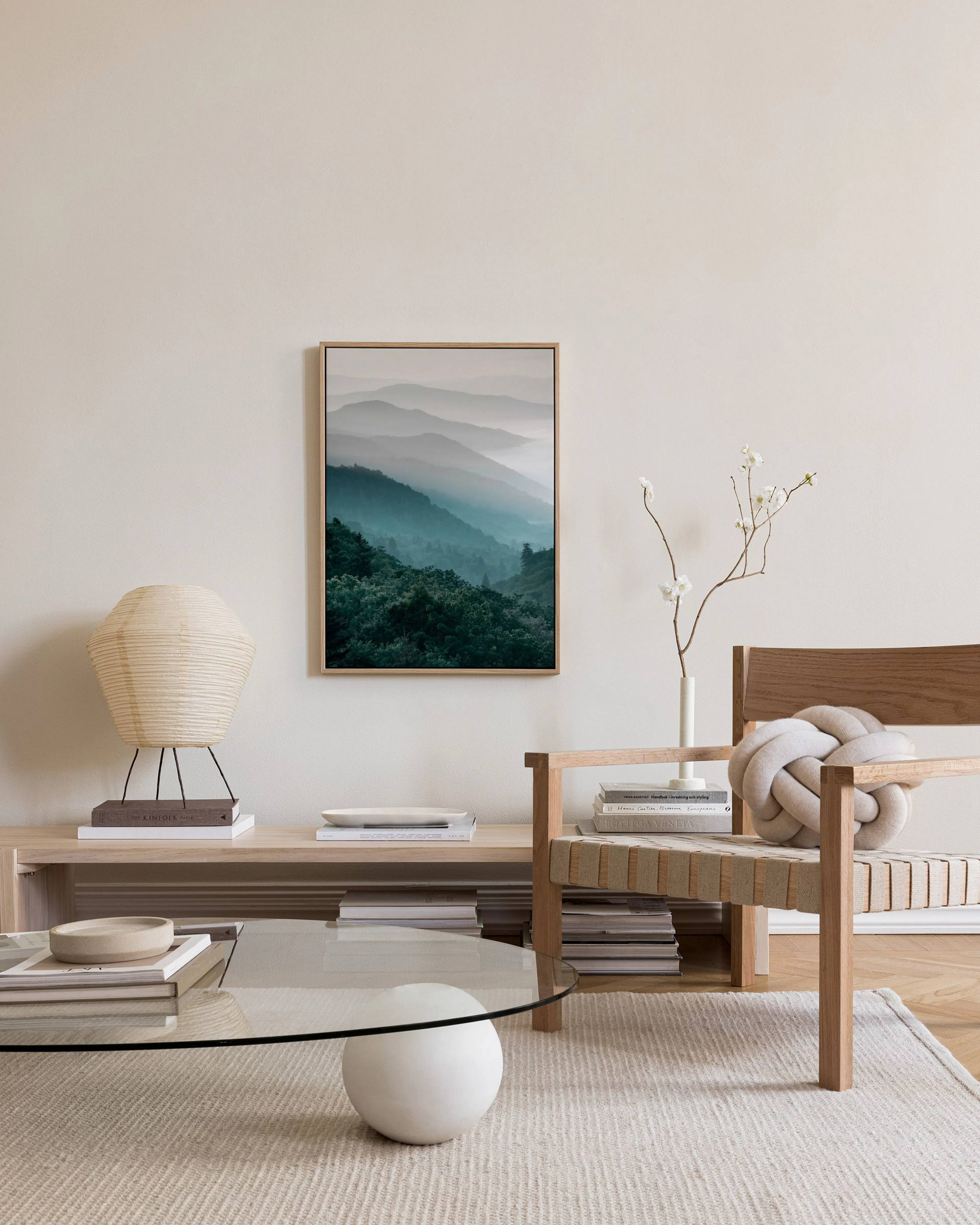Tranh Thiên Nhiên Forest Mountain Canvas print