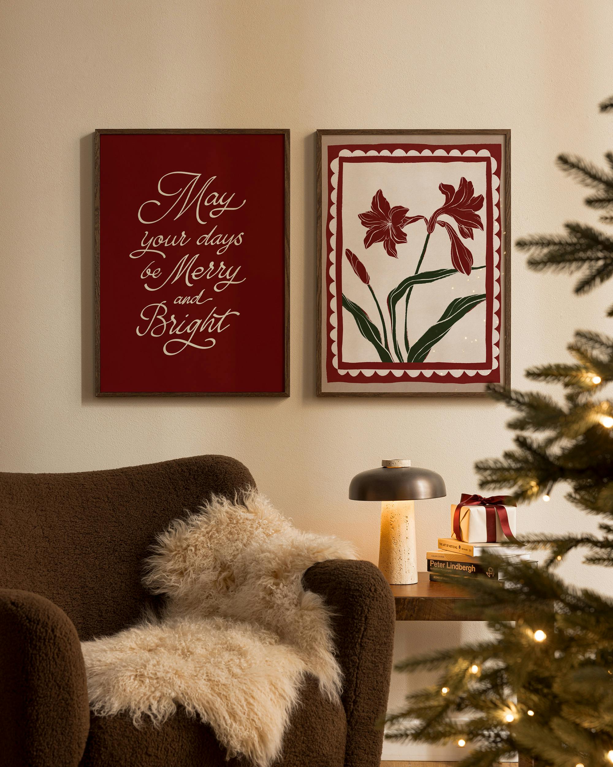 Christmas Bloom Posterpaket (21x30 cm)