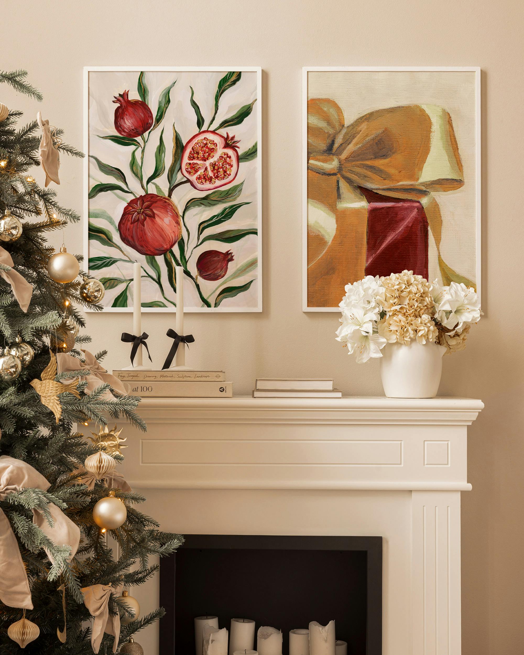 Tied in Gold Plakat Pakker (50x70 cm)