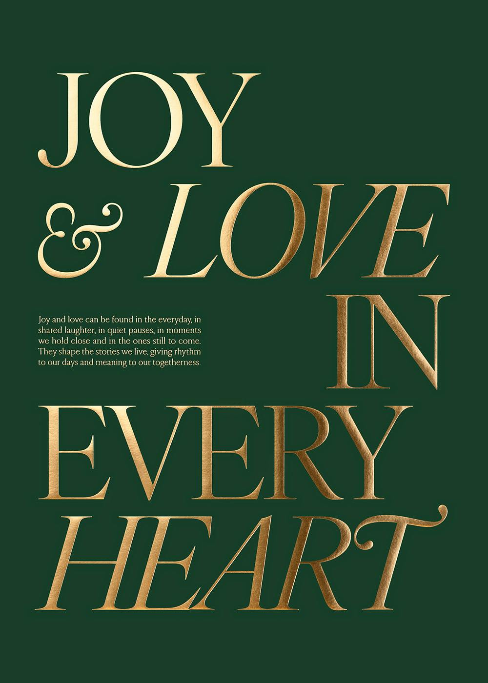 Joy and Love Plagát 0