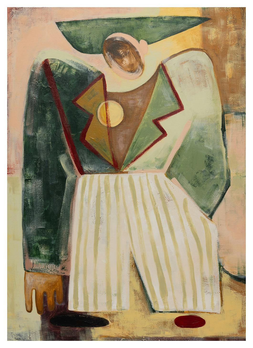 Figure in Suit Plakat (50x70 cm) - Plakater > Kunstplakater > Malerier