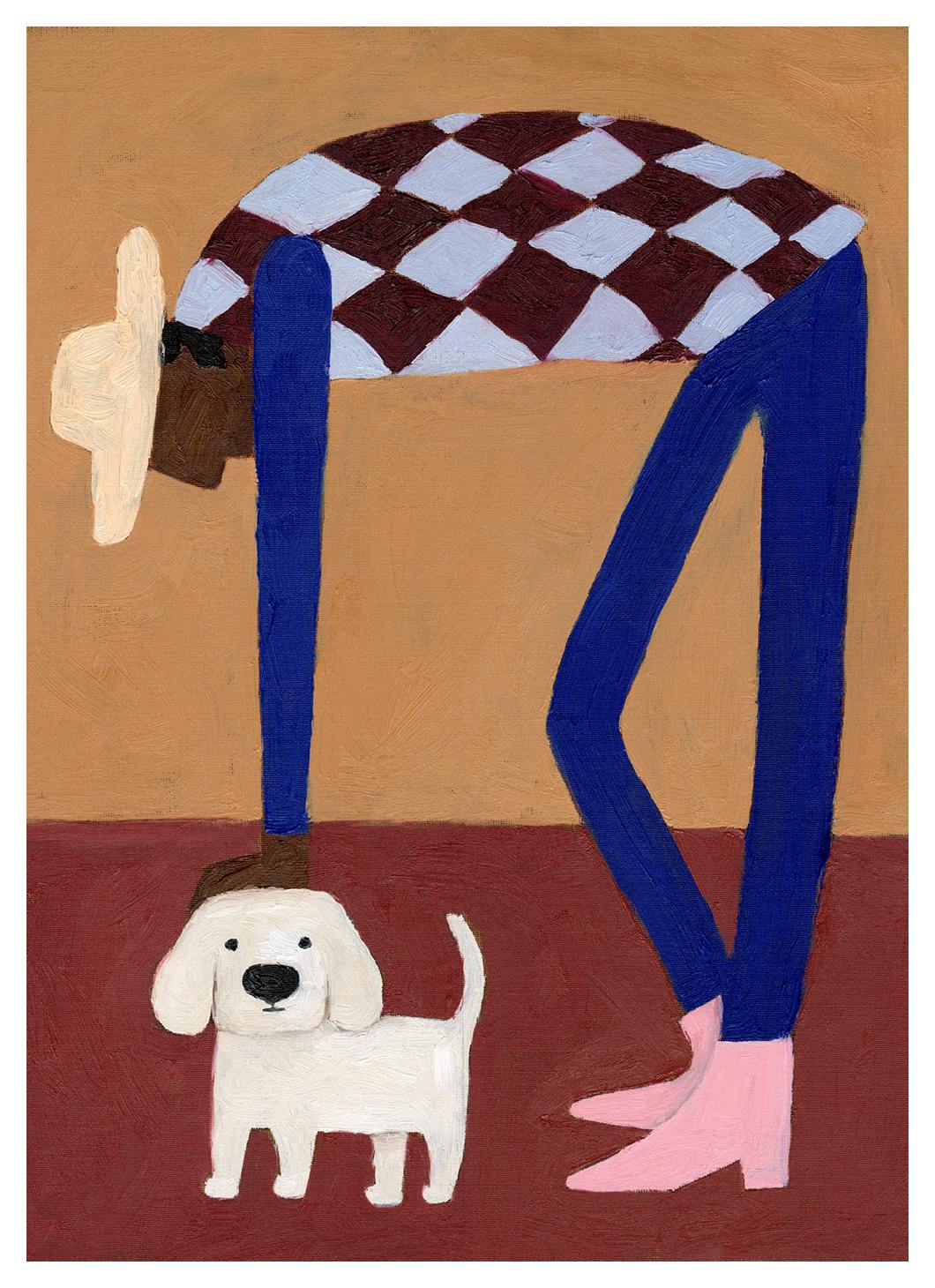 Howdy Hound Print (30x40 cm)