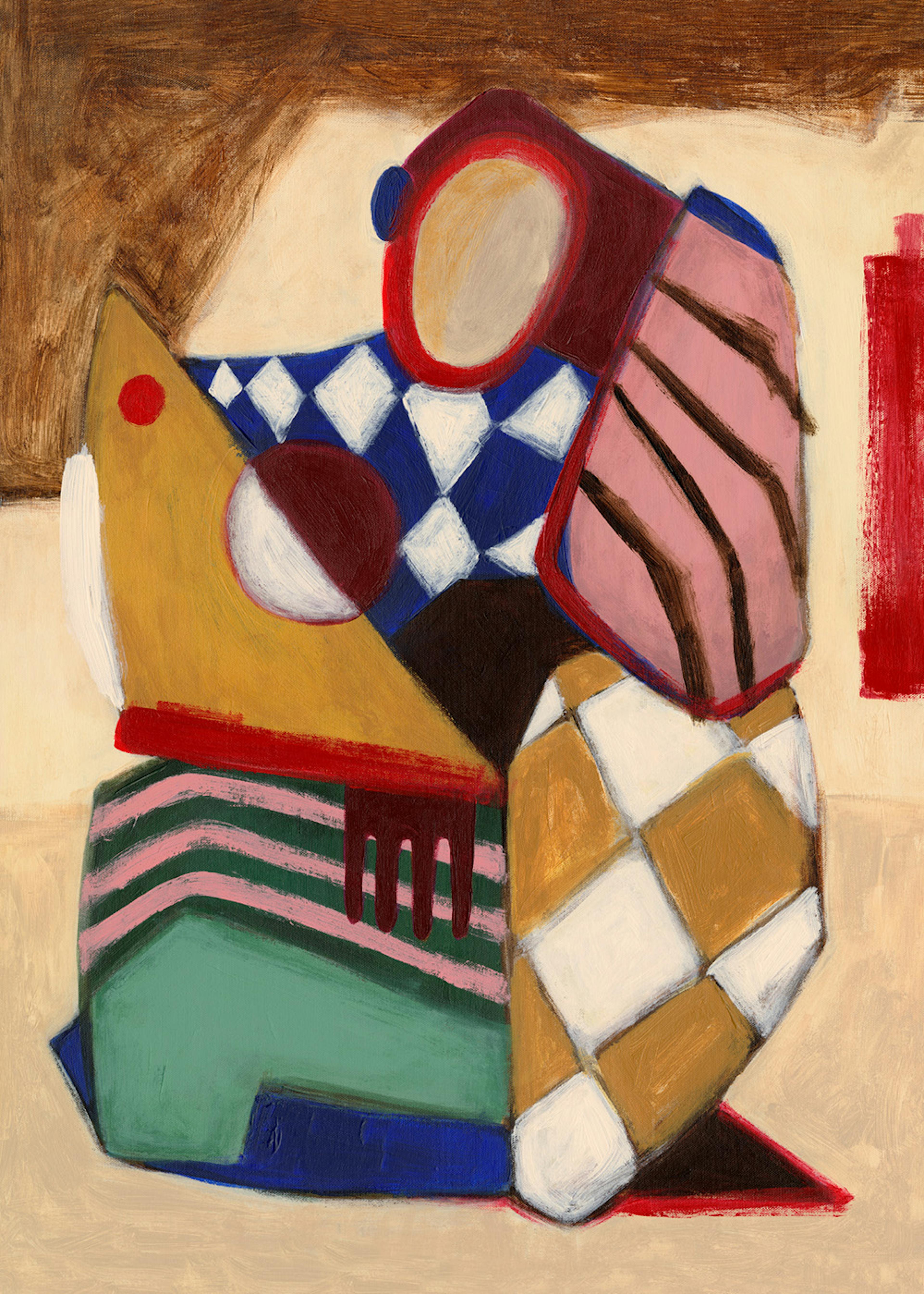 Patchwork Figure Poster 0