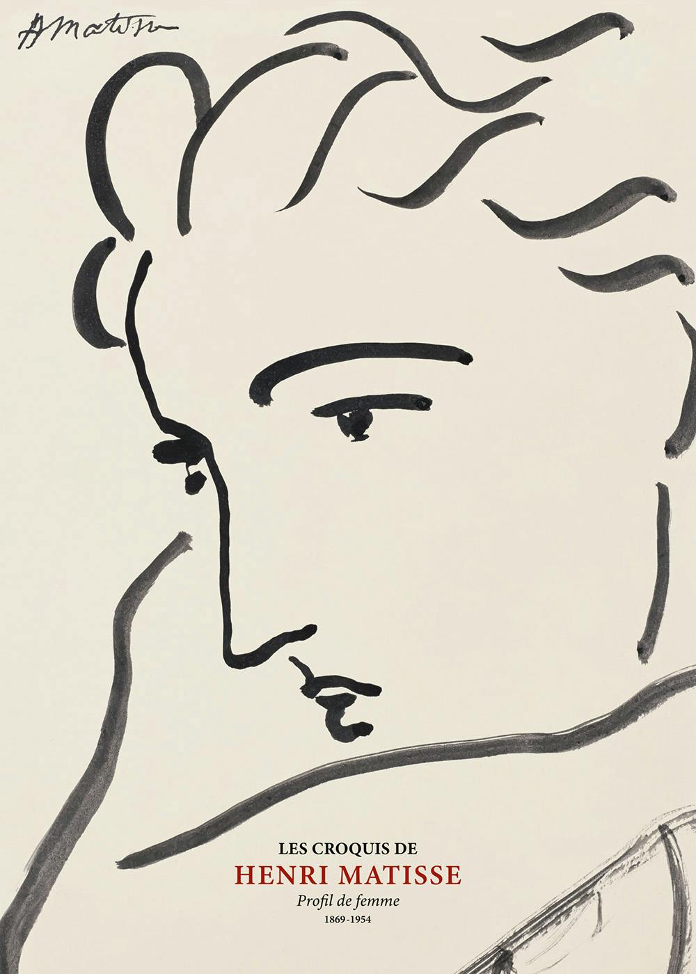 Matisse - Profil the Femme Plakat 0
