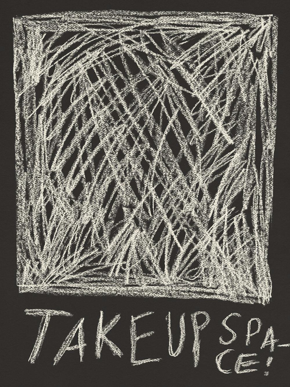 Scribbled Space Poster 0