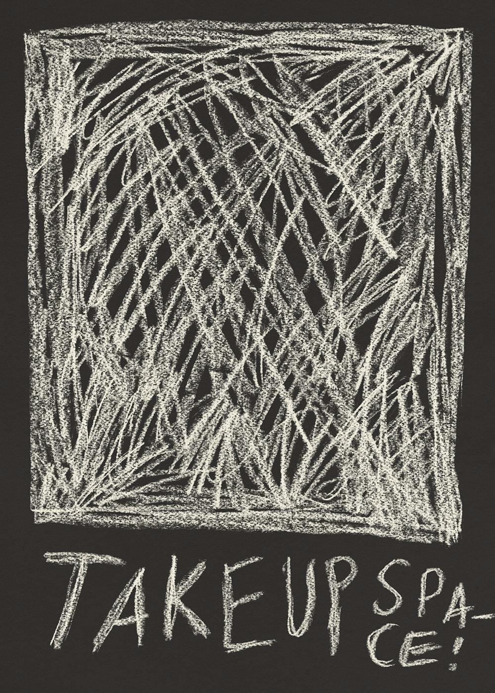 Scribbled Space Print 0