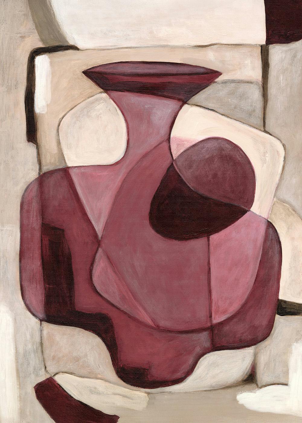 Bordeaux Vase Poster 0