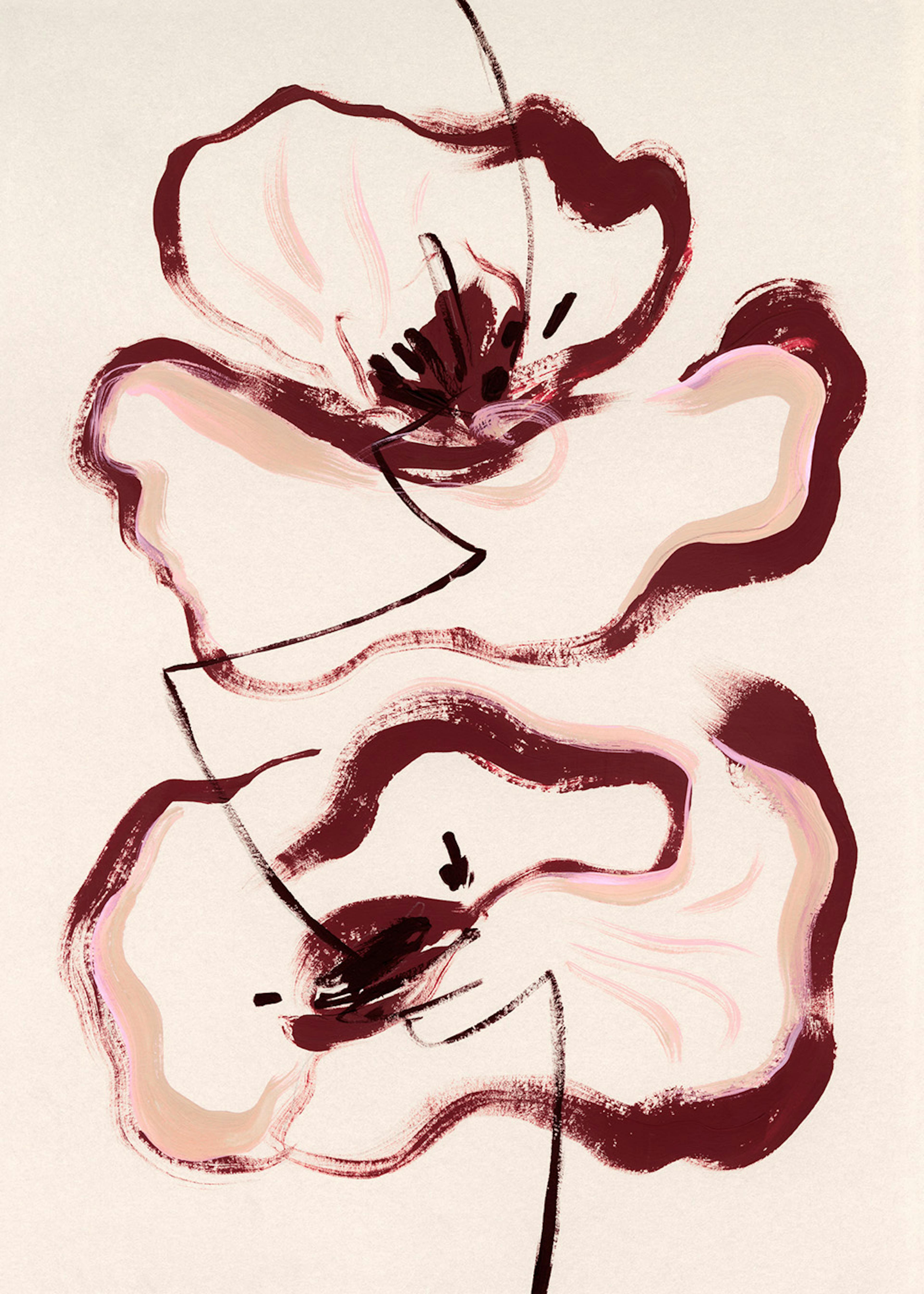 Floral Lines Poster 0