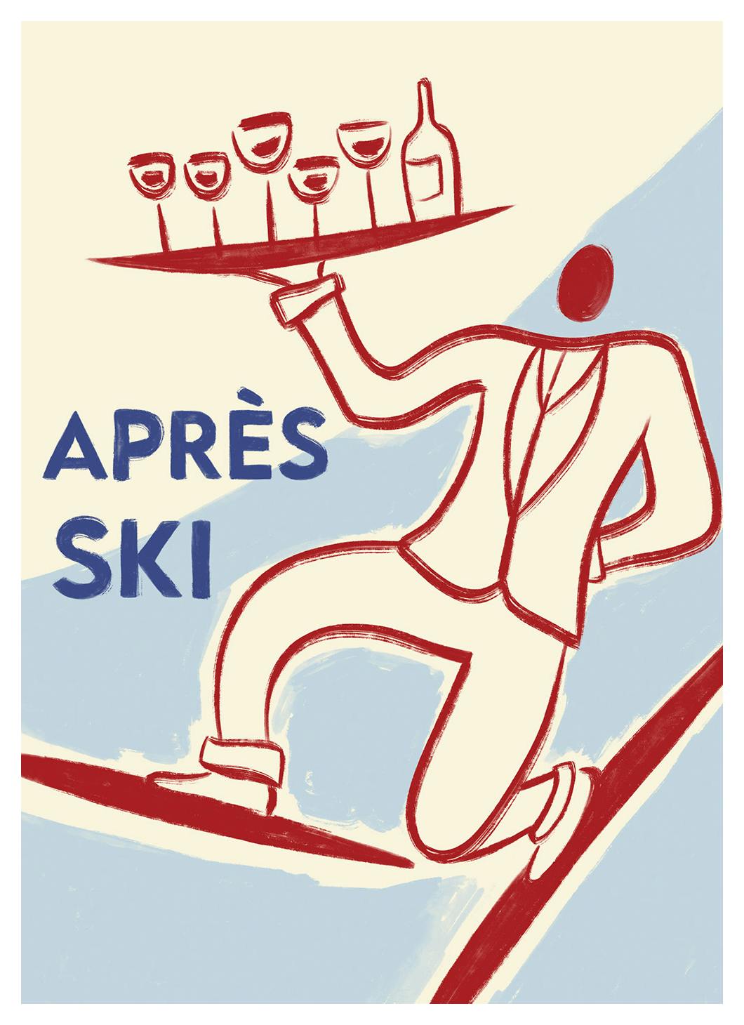 Prints - The Slope Server Print (30x40 cm) - Winter prints