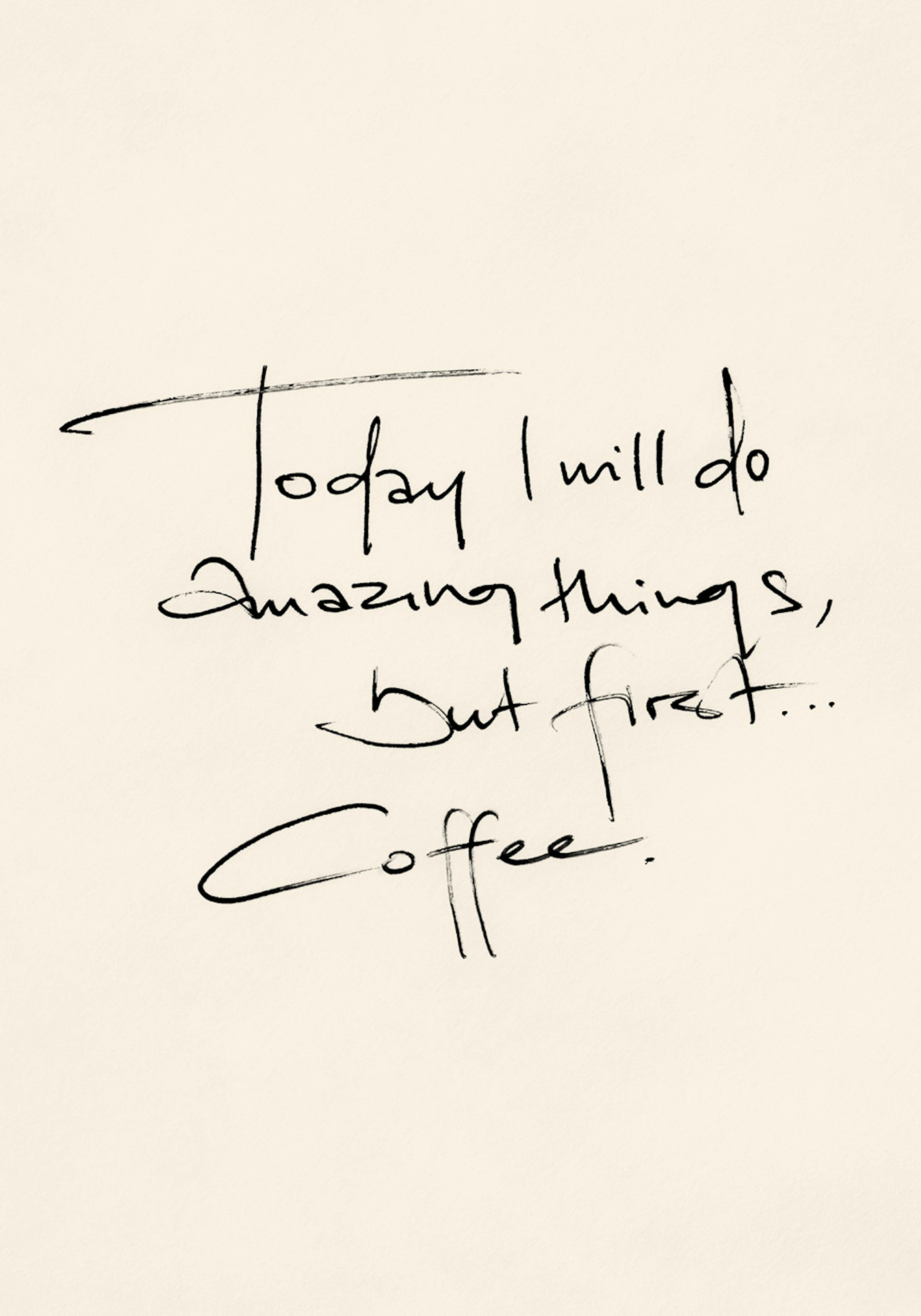 After My Coffee Poster 0