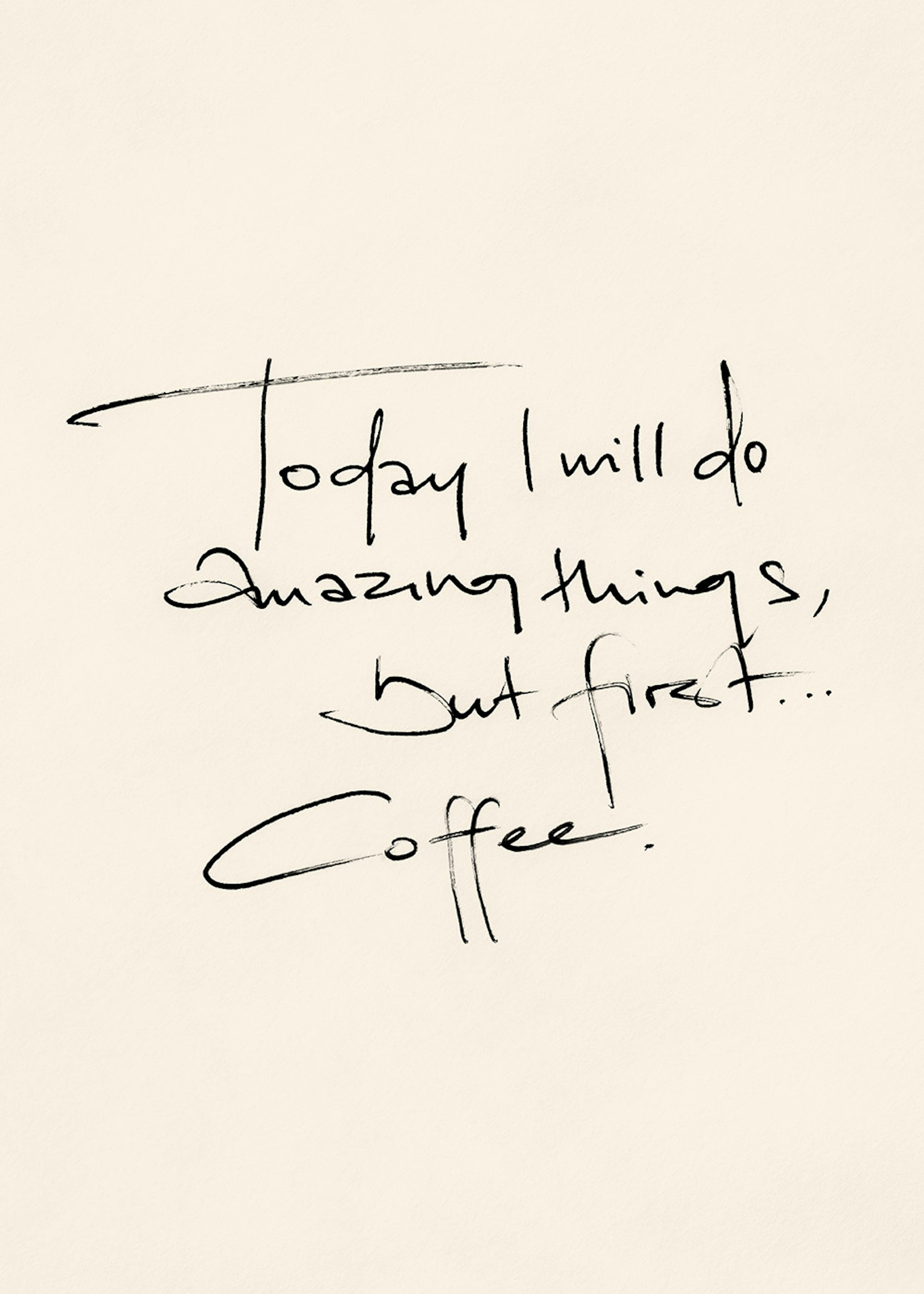 After My Coffee Poster 0