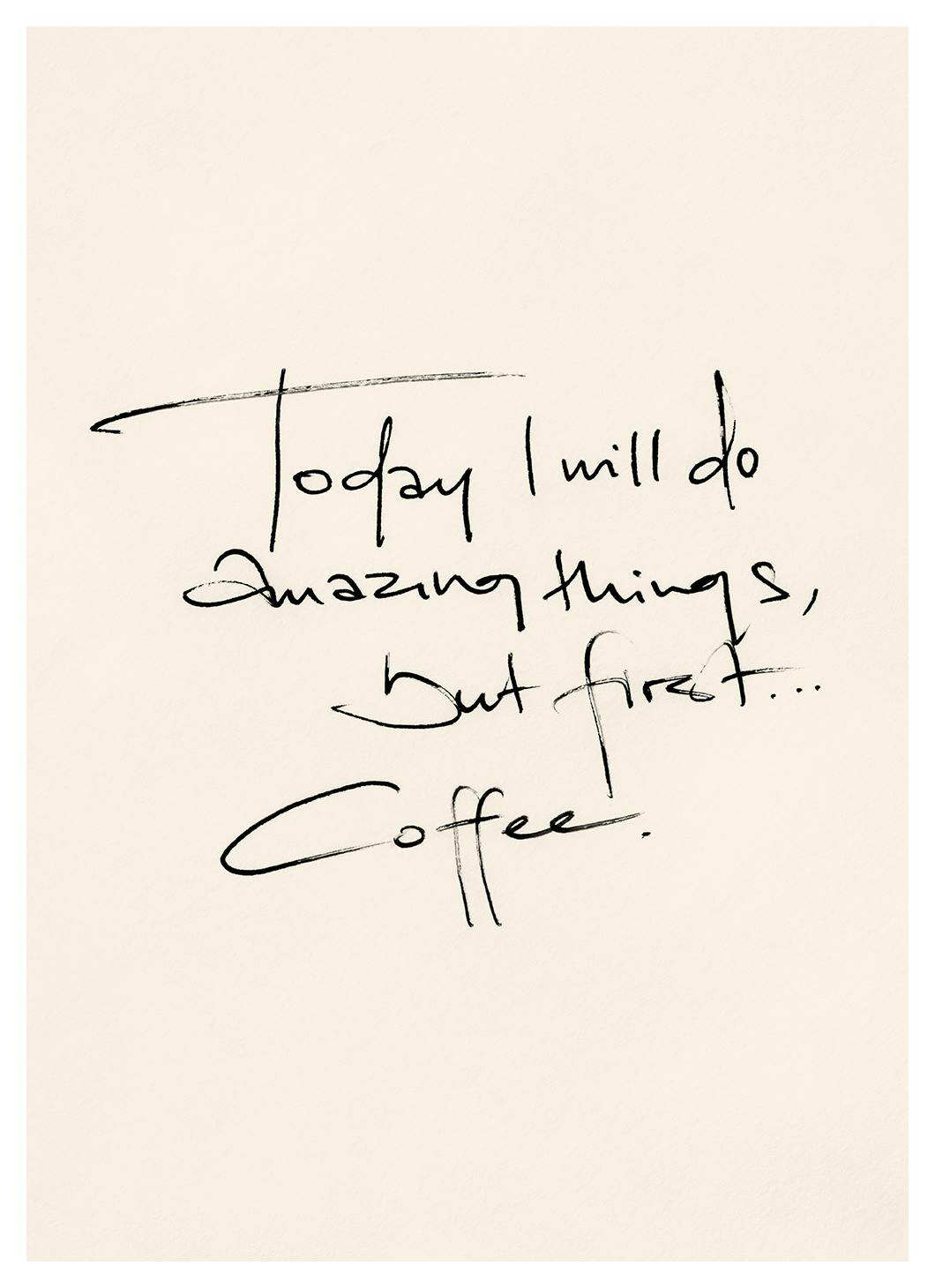 Prints - After My Coffee Print (30x40 cm) - Kitchen wall art