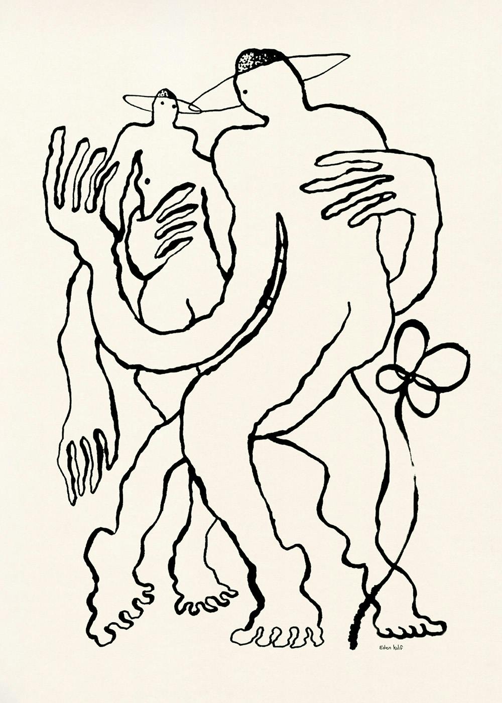 Eden Kalif - Two Dancers Print 0