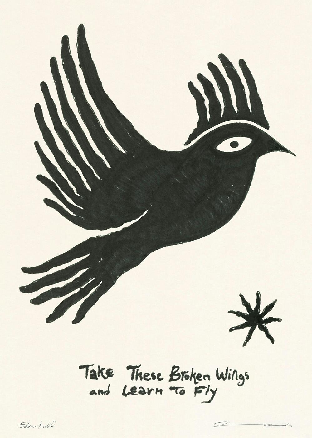 Eden Kalif - Learn to Fly Print 0