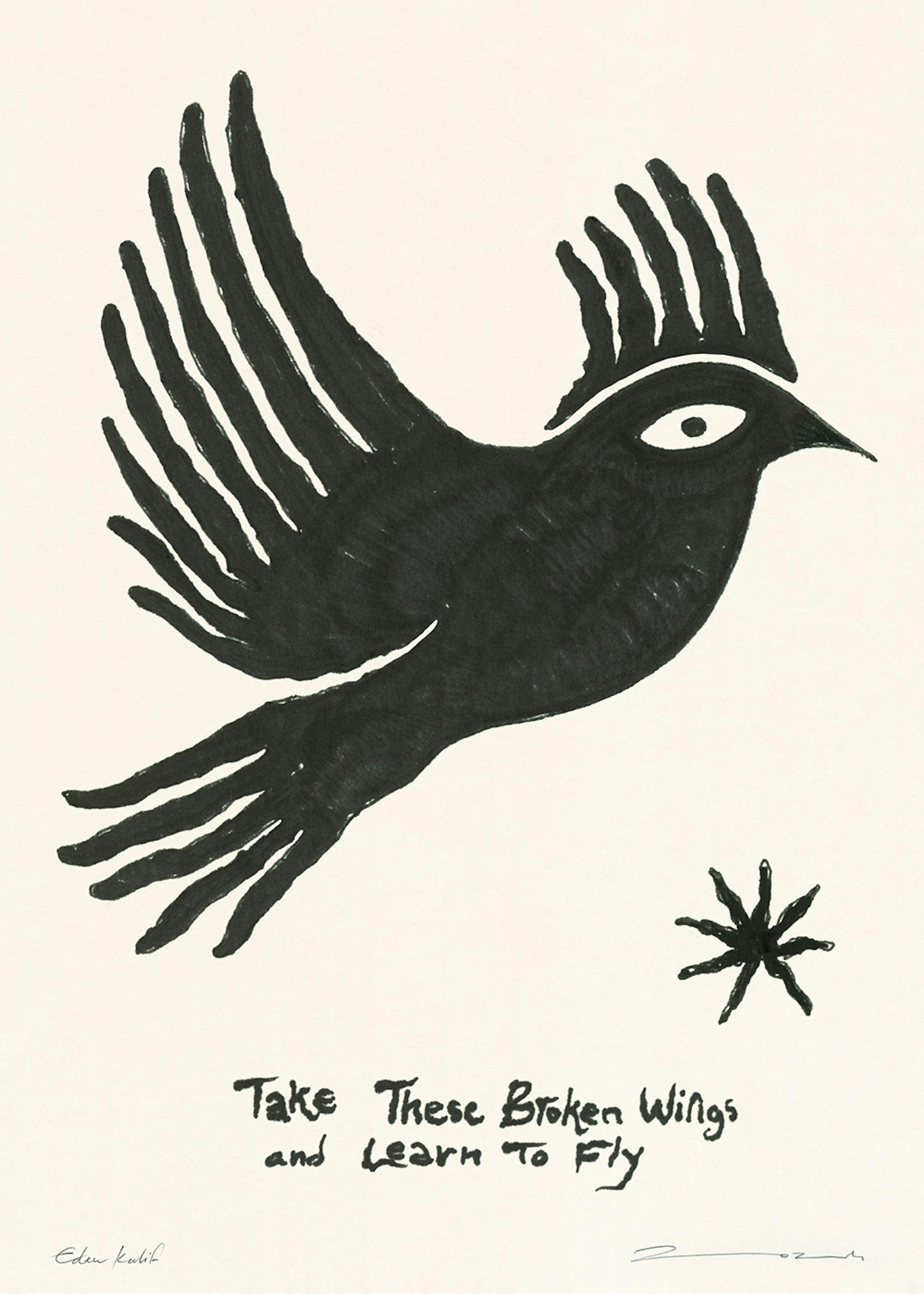 Eden Kalif - Learn to Fly Print 0