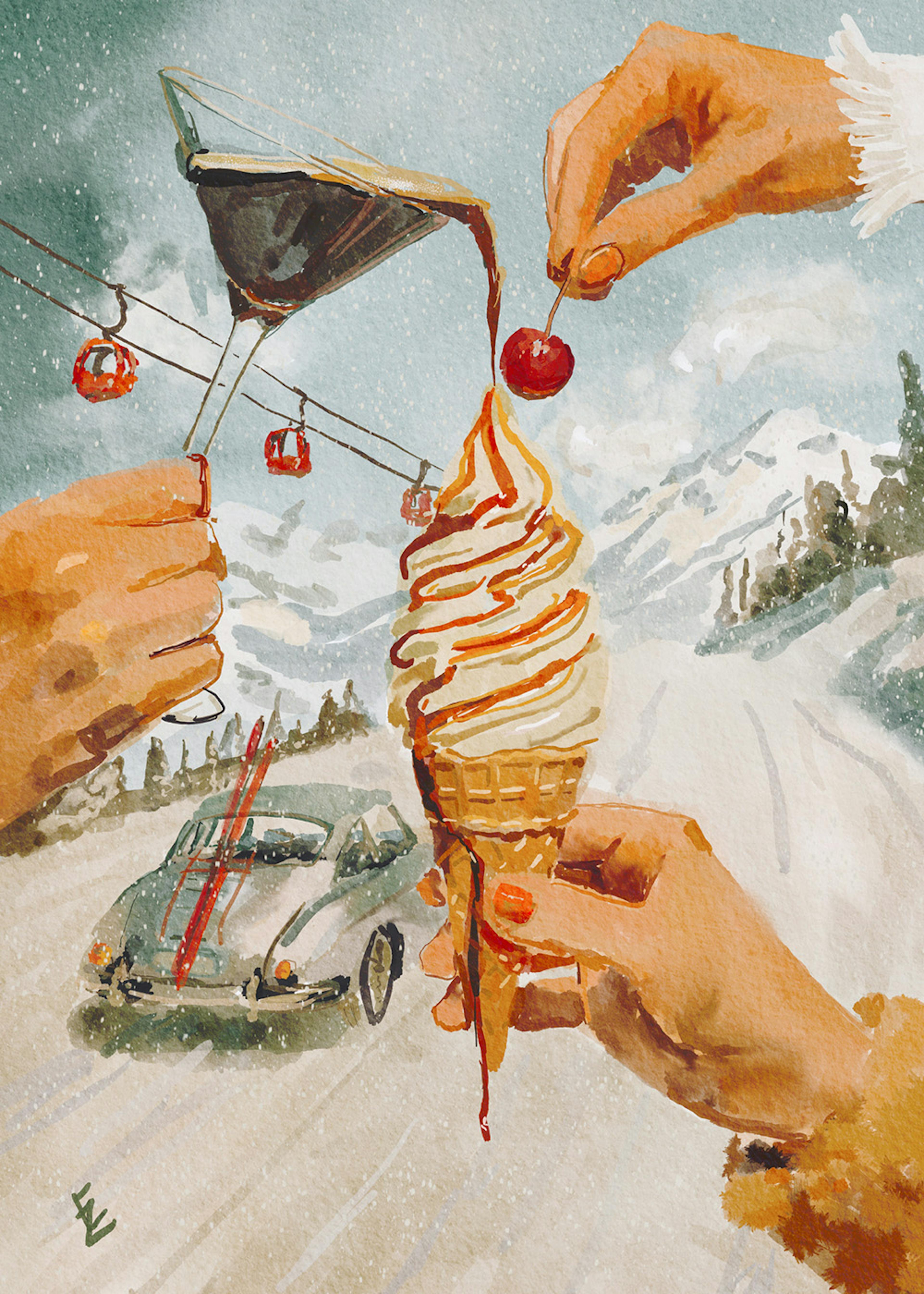 Ekaterina Zagorska - Vanilla Ice Plakat 0