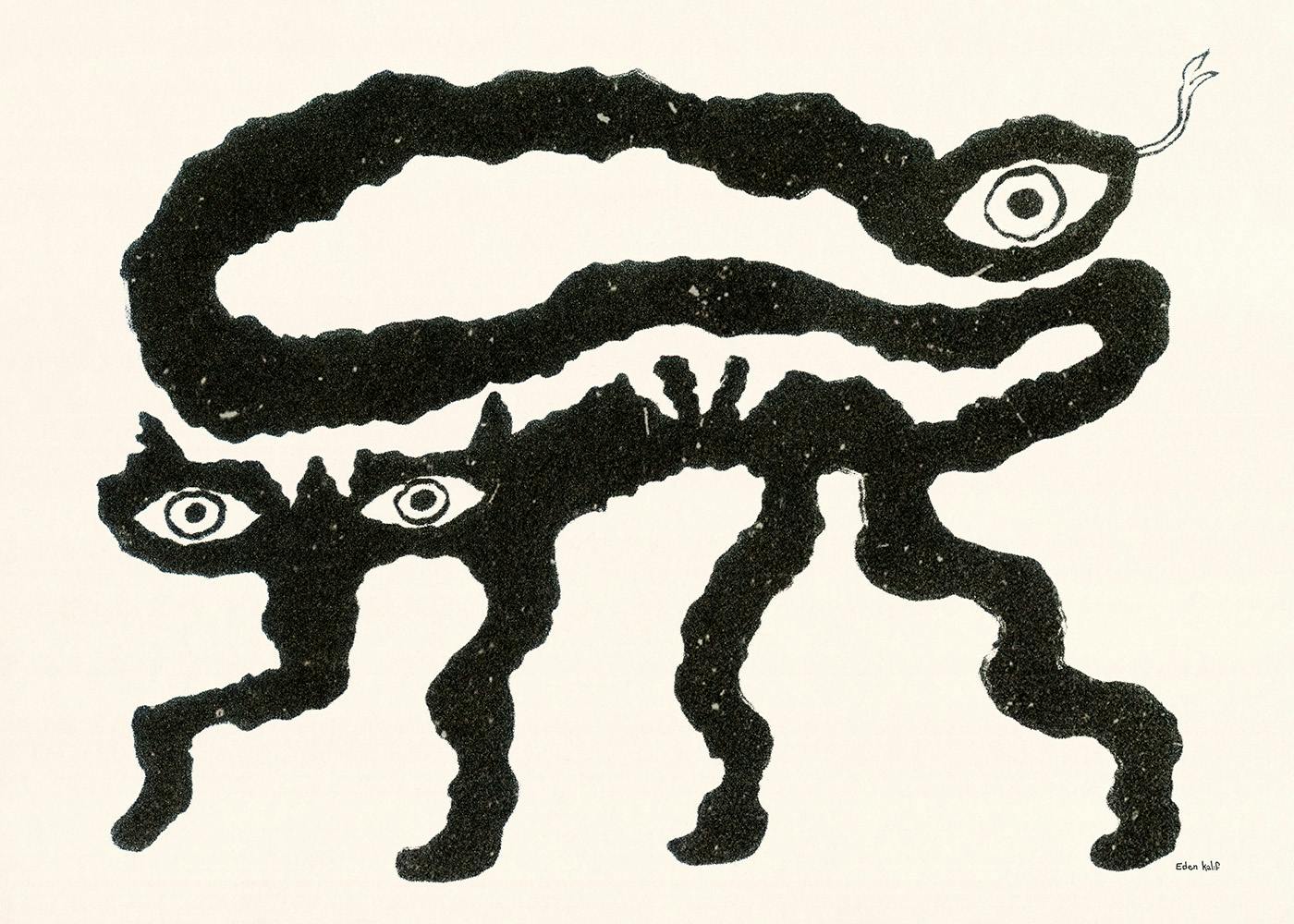 Eden Kalif - I Am an Animals Print 0