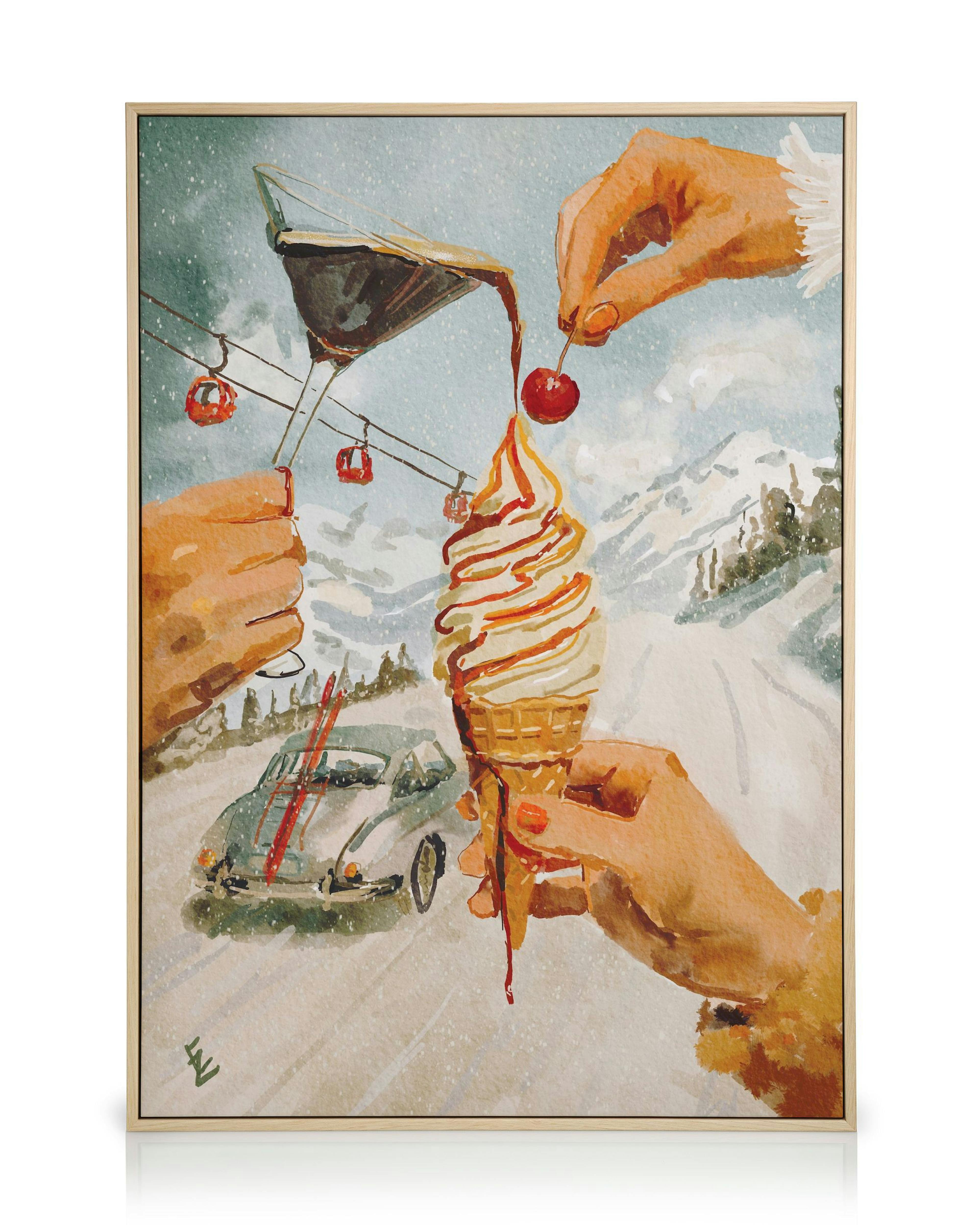 Ekaterina Zagorska - Vanilla Ice Canvas 0