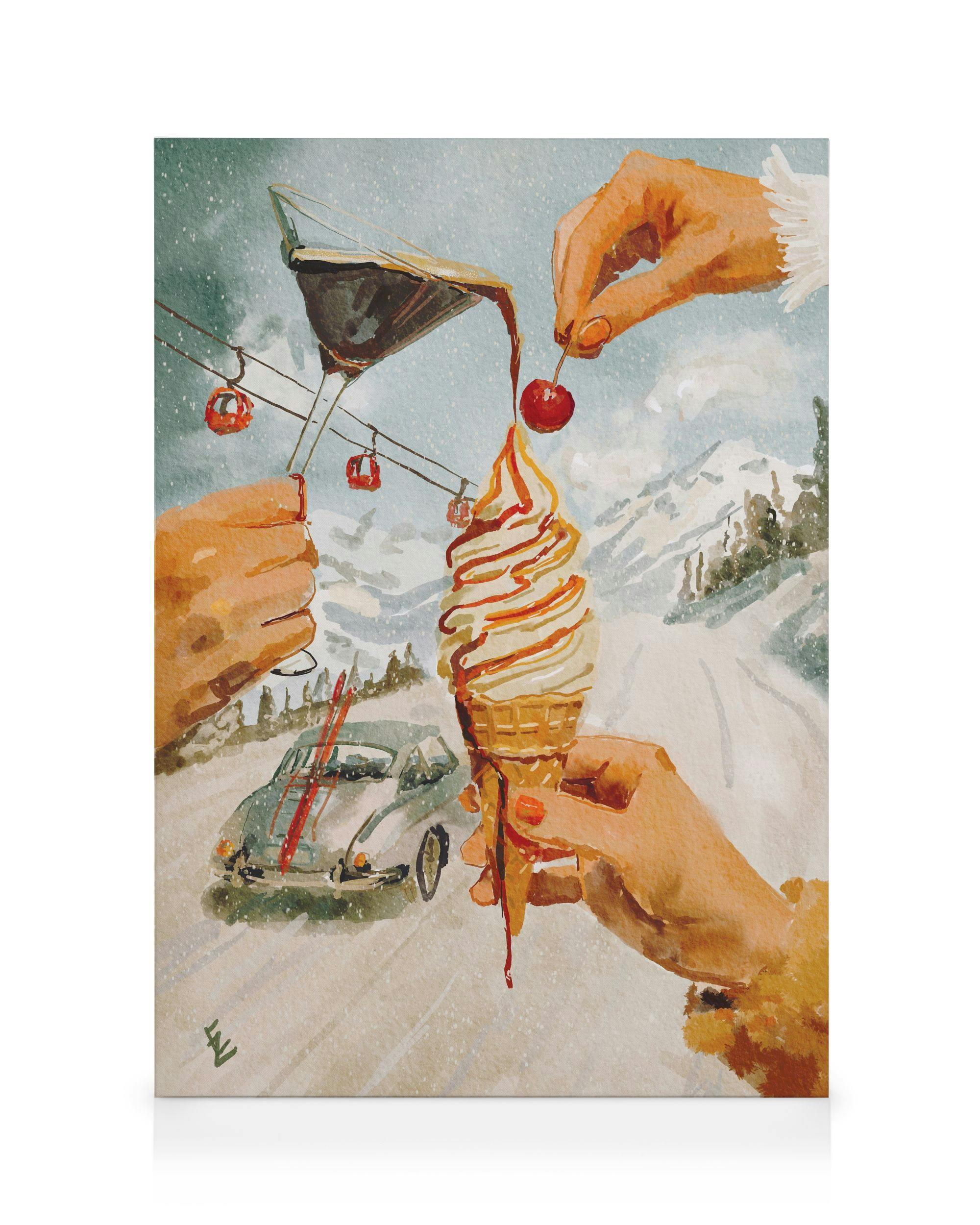 Ekaterina Zagorska - Vanilla Ice Canvas 0