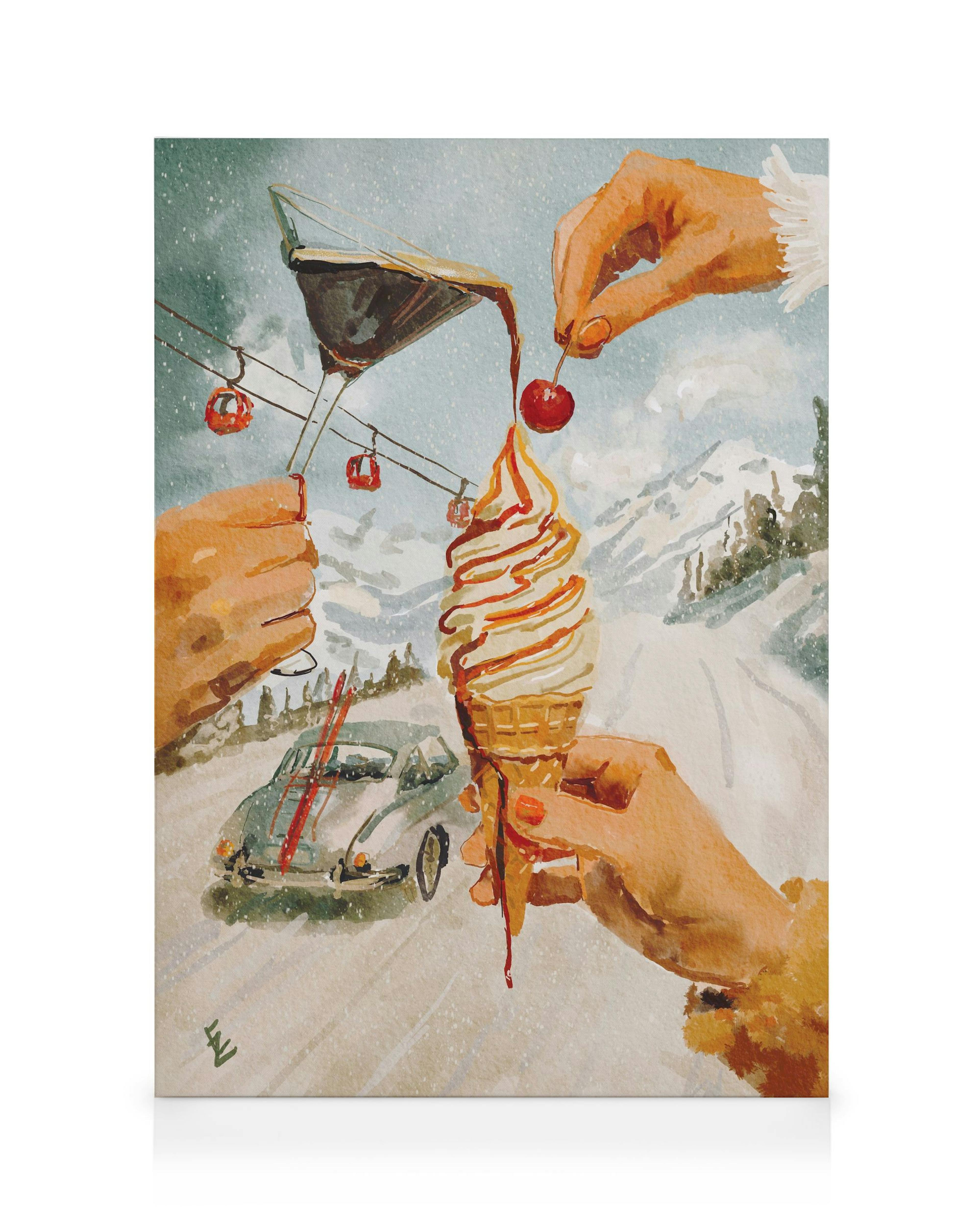 Ekaterina Zagorska - Vanilla Ice Canvas 0