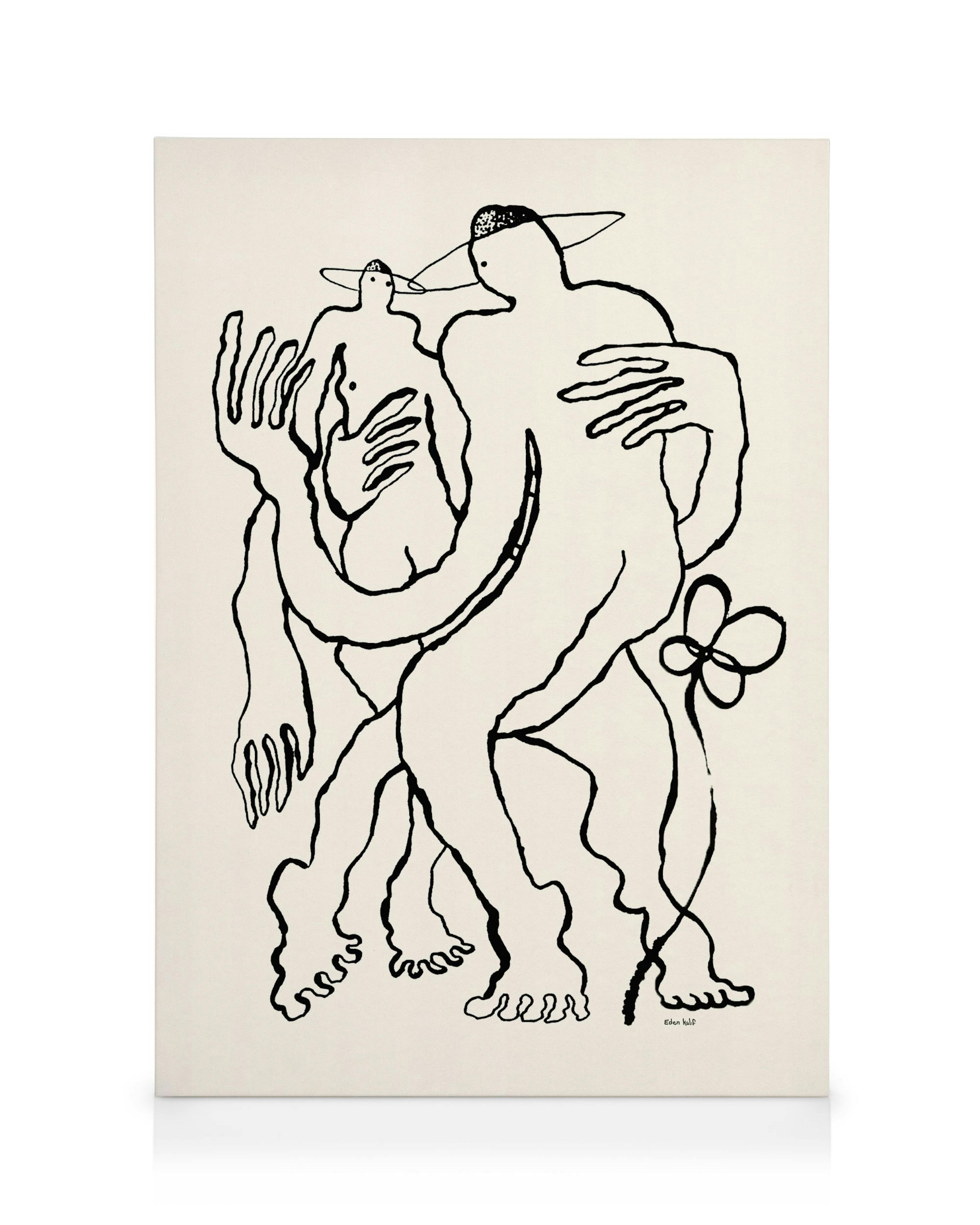 Eden Kalif - Two Dancers Canvas 0
