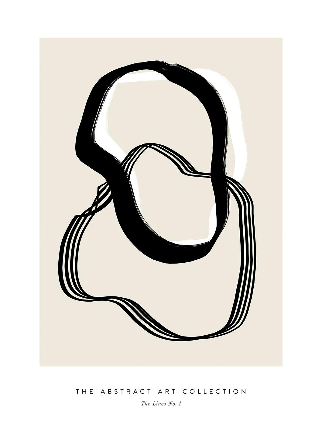 The Lines No1 Print (30x40 cm)