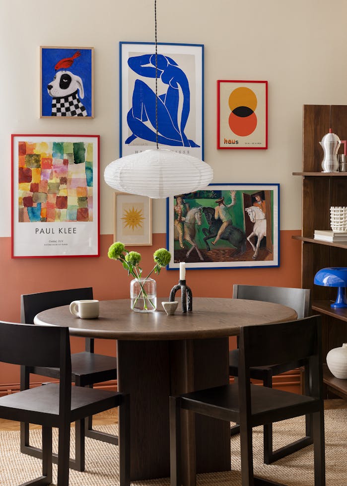 The Vibrant Edit gallery wall