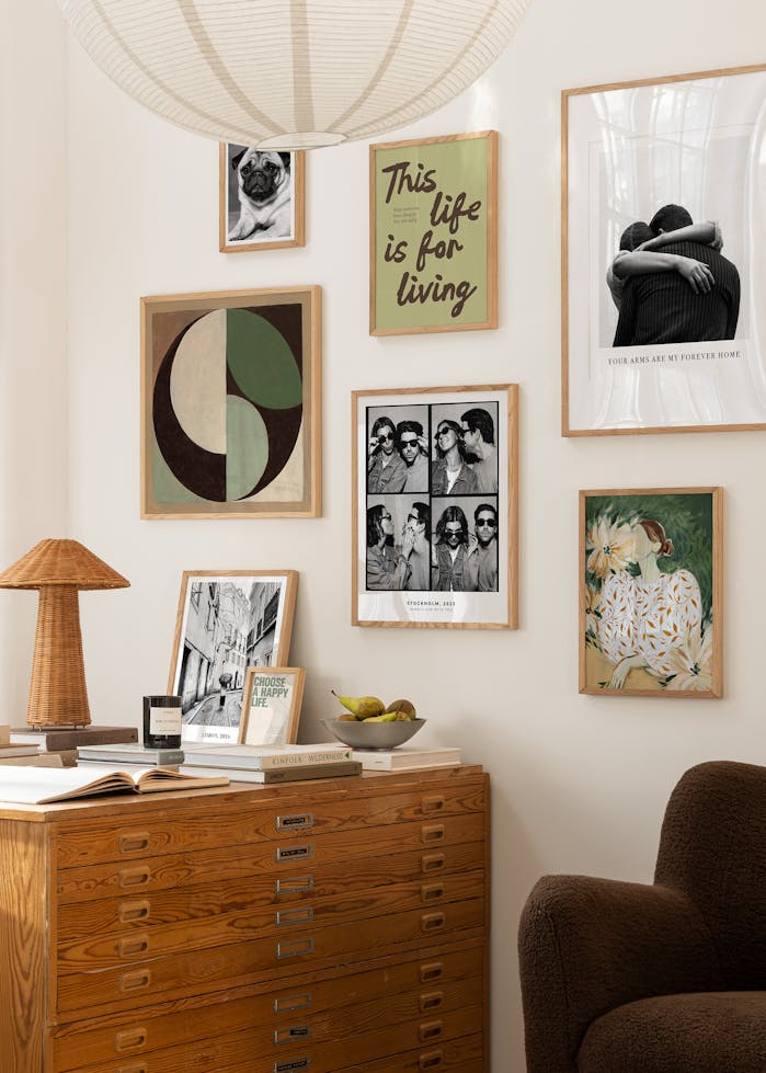 The Personal Edit gallery wall