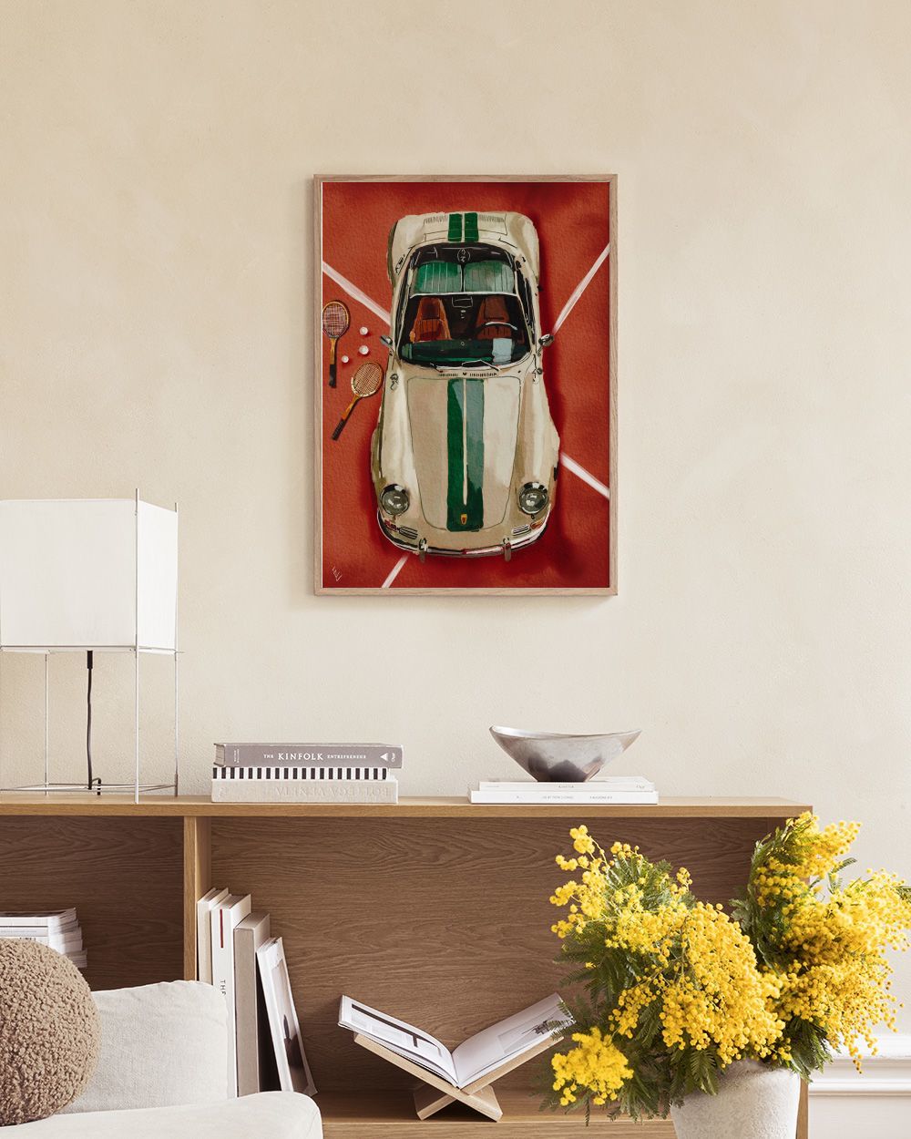 Ekaterina Zagorska - Tennis Club Print