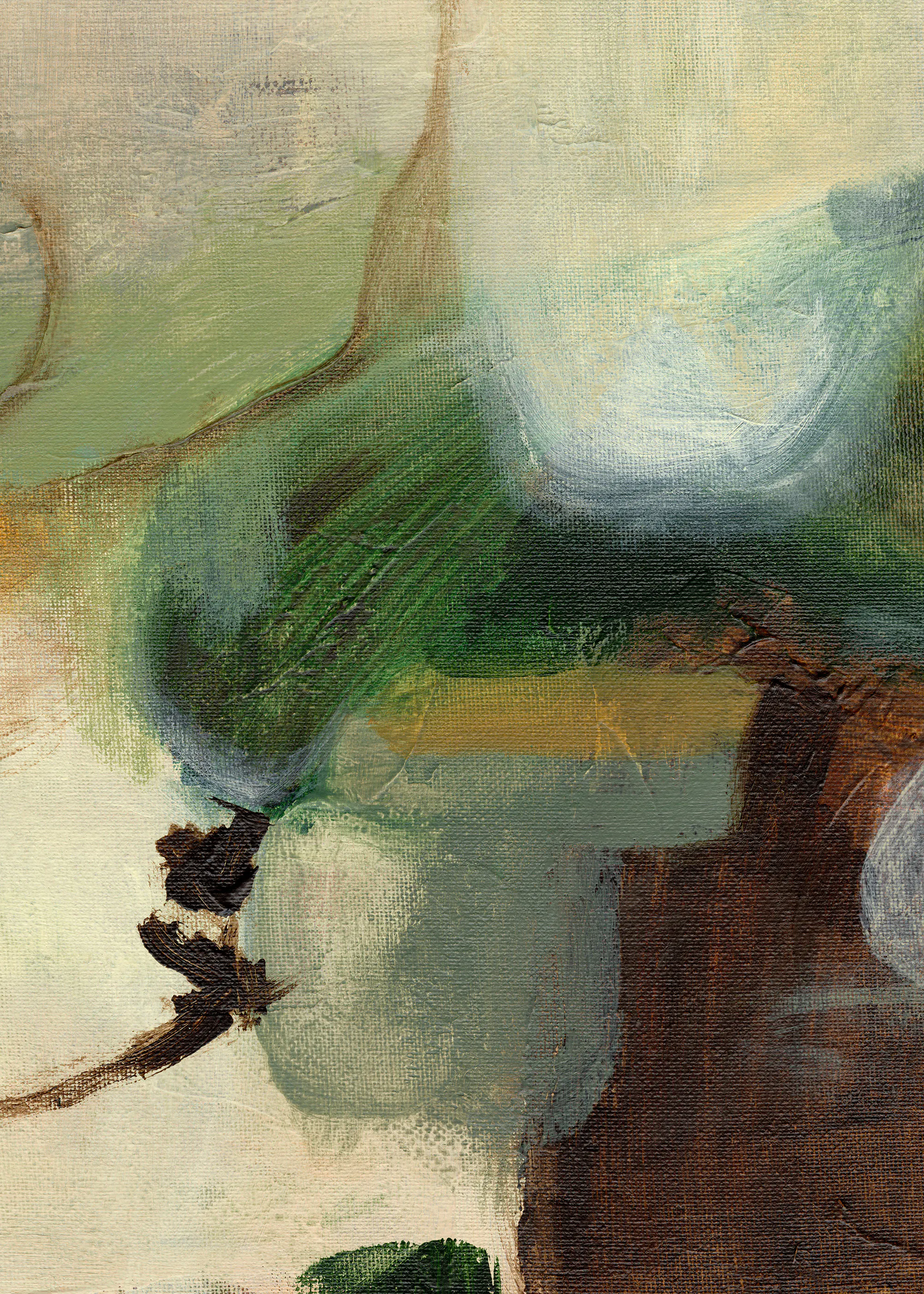 Earthy Layers No1, Abstrakti maanläheinen seinätaide
