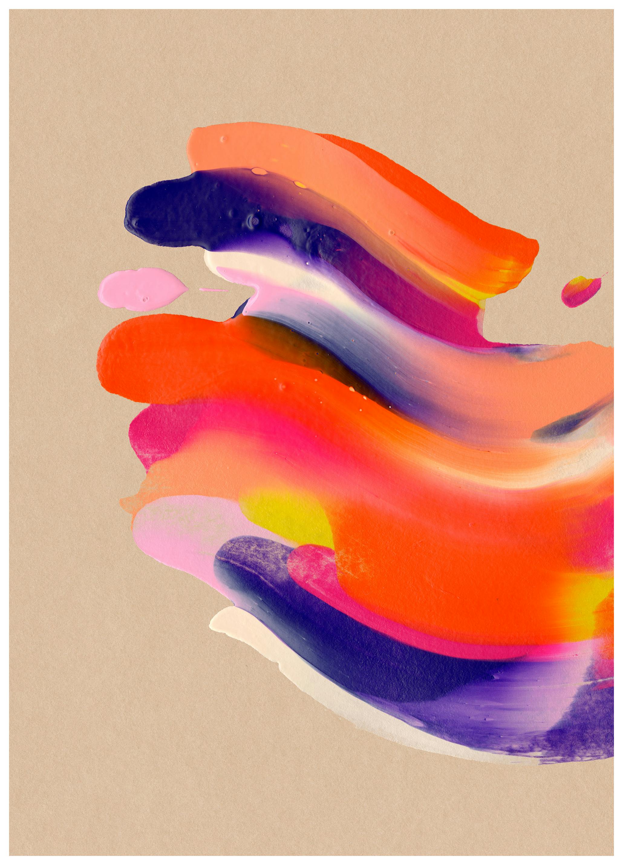 Prints - Sunset Stroke No1 Print (50x70 cm) - Paintings
