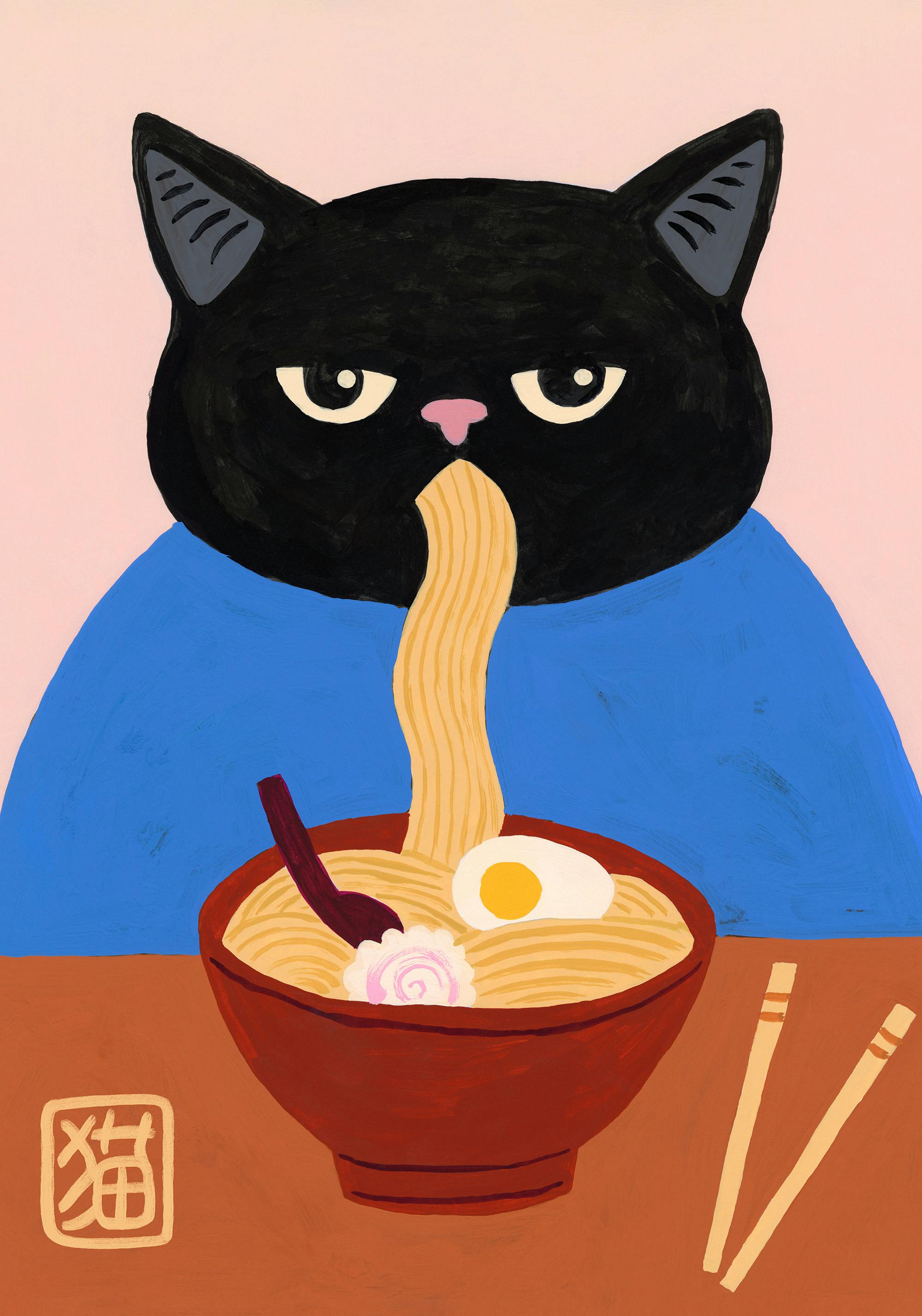 Meowmen Dinner Affiche 0