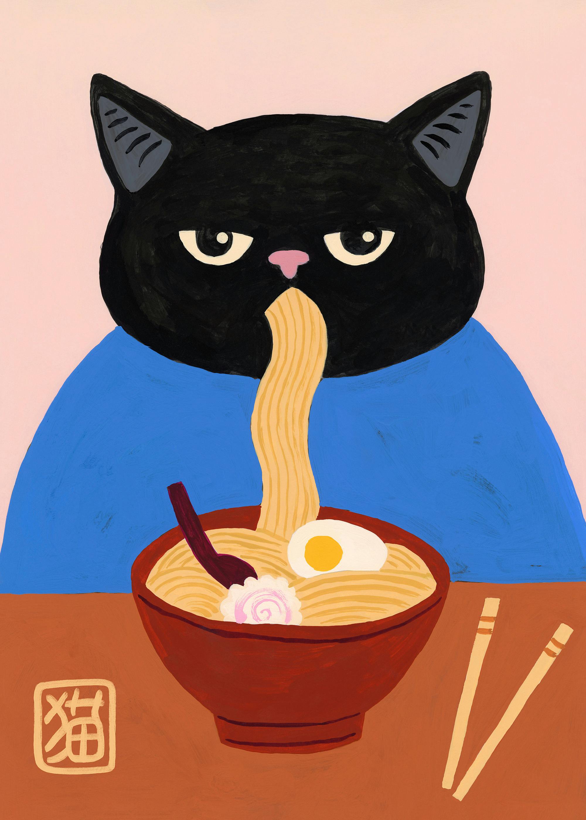 Meowmen Dinner Poster 0