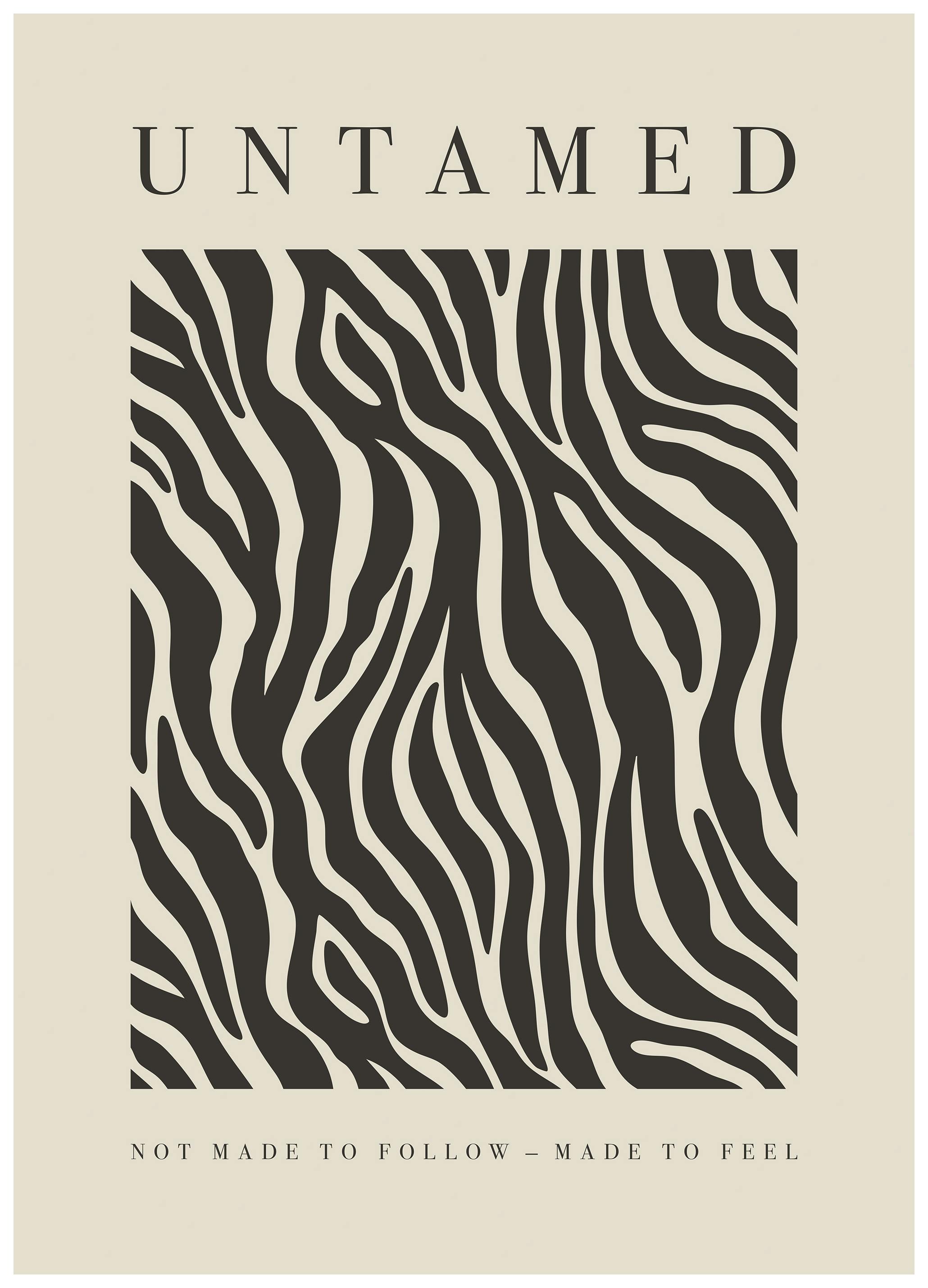Untamed Stripes Poster (50x70 cm)