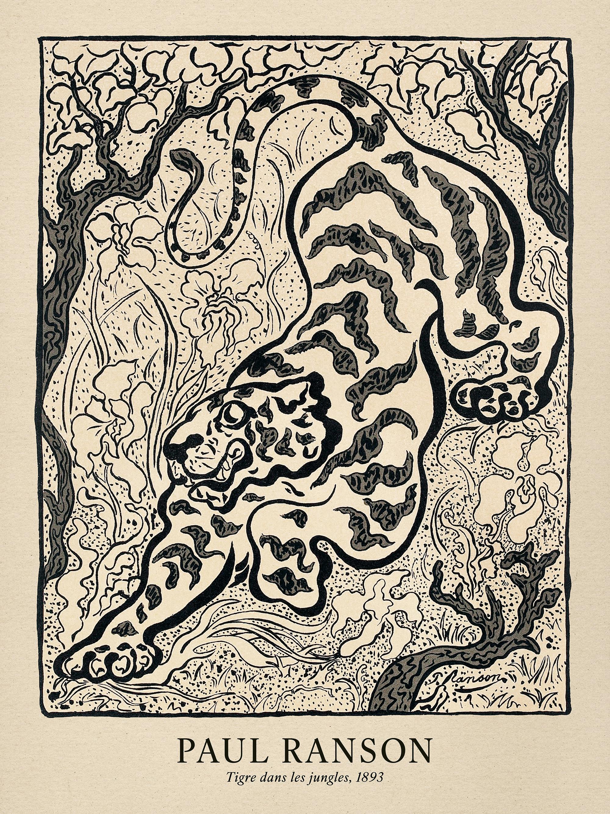 Paul Ranson - Tiger in the Jungle Poster 0