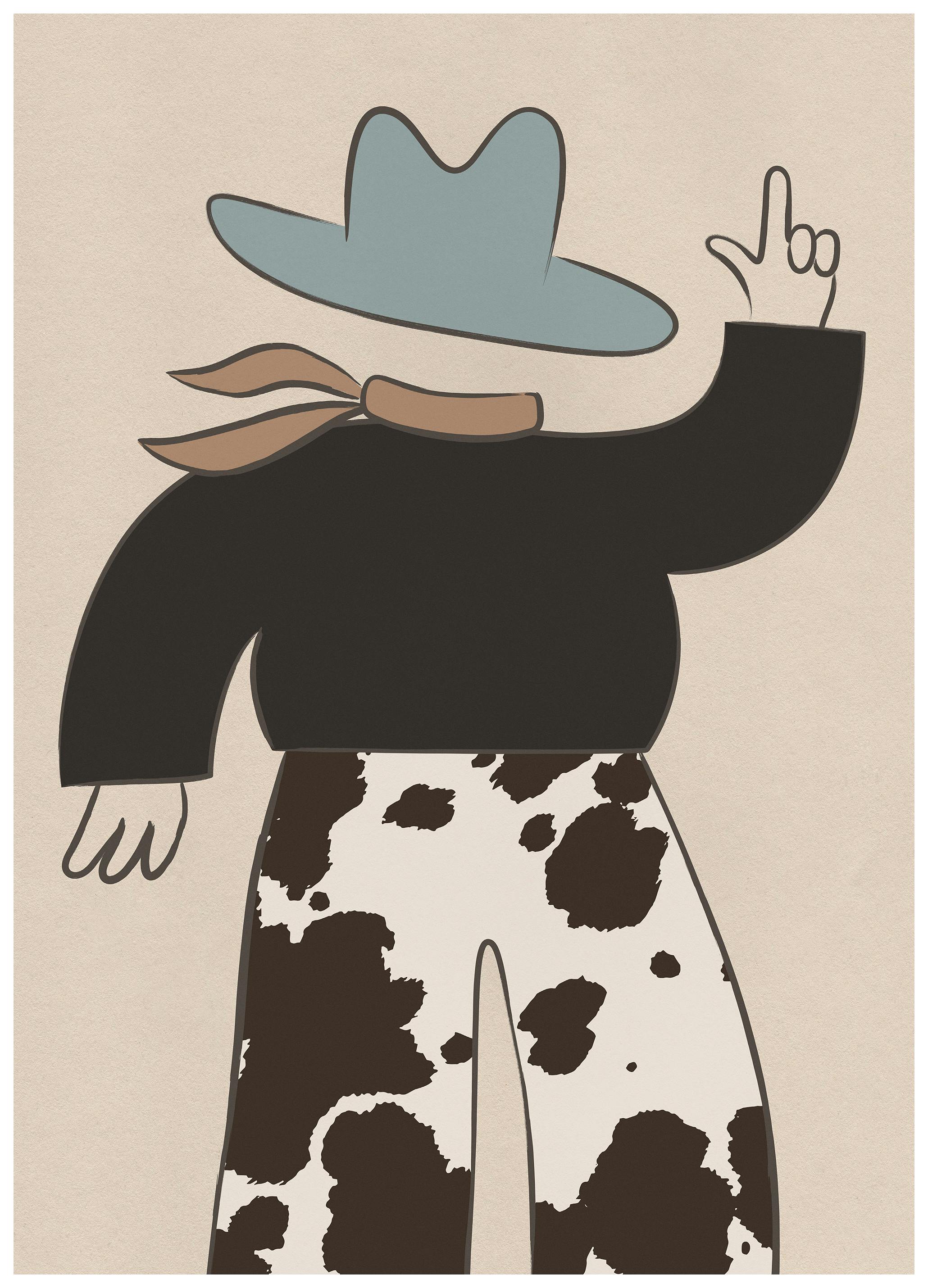 Cowgirl Energy Poster (50x70 cm)- Ilustrações