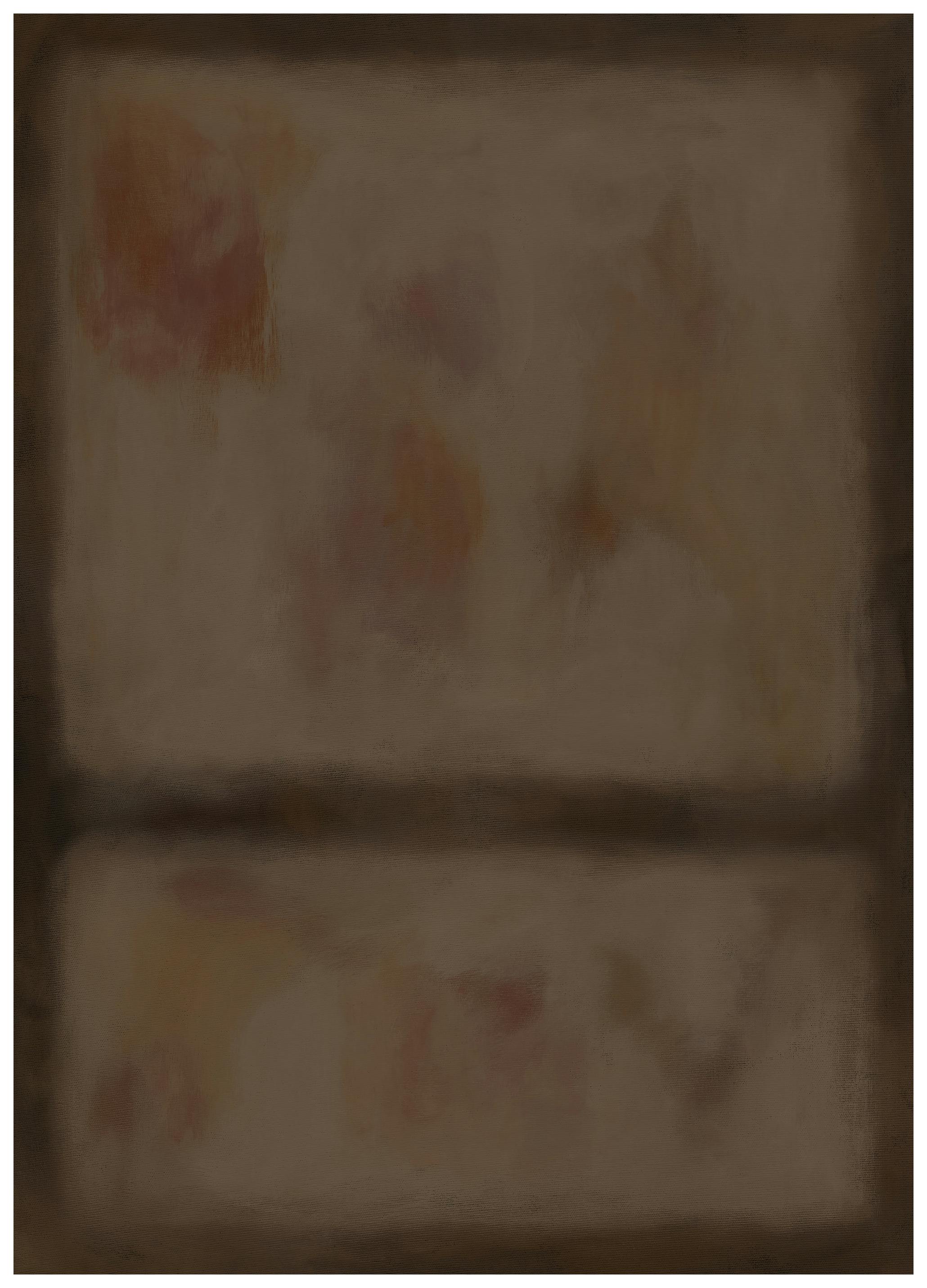 Prints - Division in Brown Print (70x100 cm) - Abstract art prints