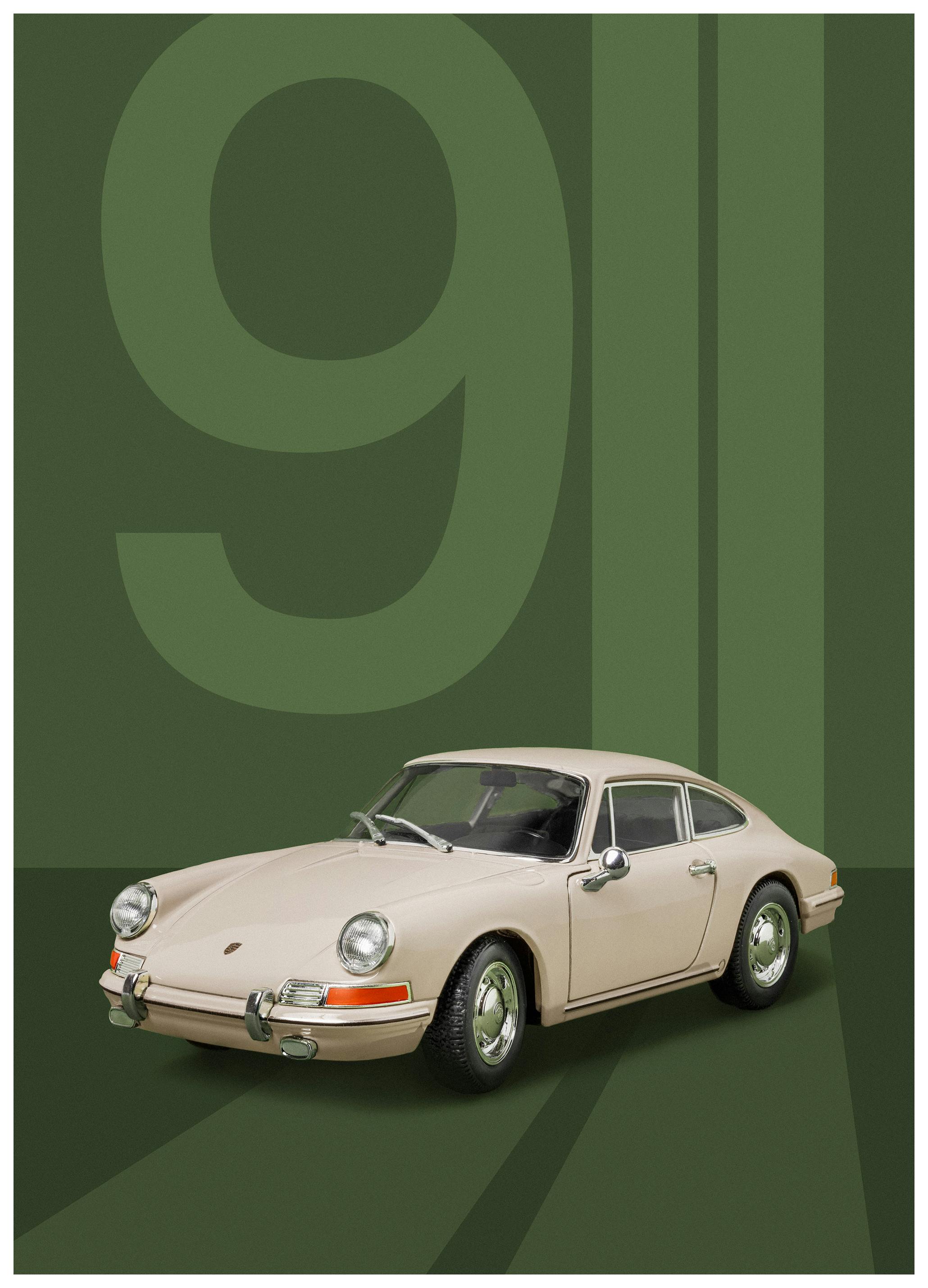 911 Car Poster (30x40 cm)