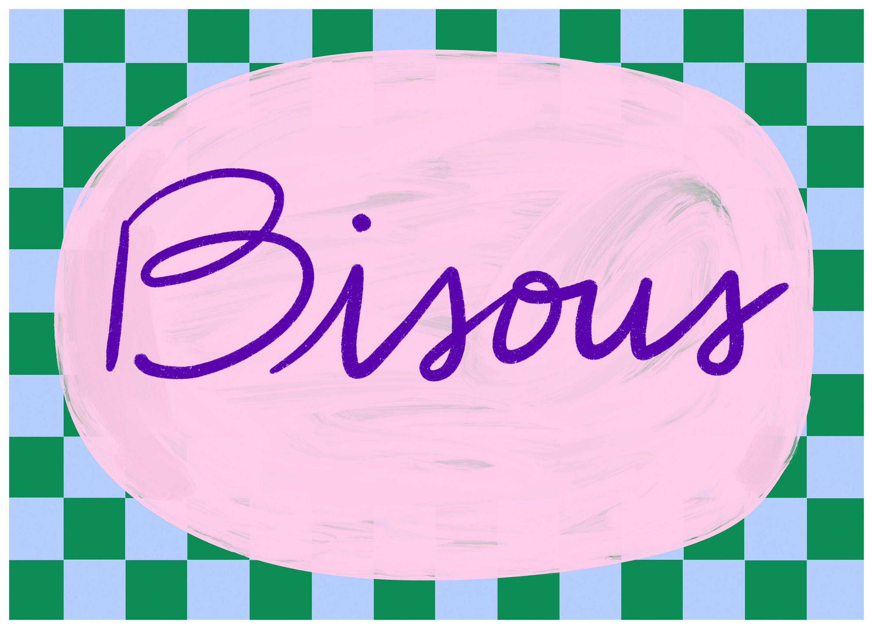 Carole Hillman - Bisous Poster (30x40 cm)- Carole Hillman