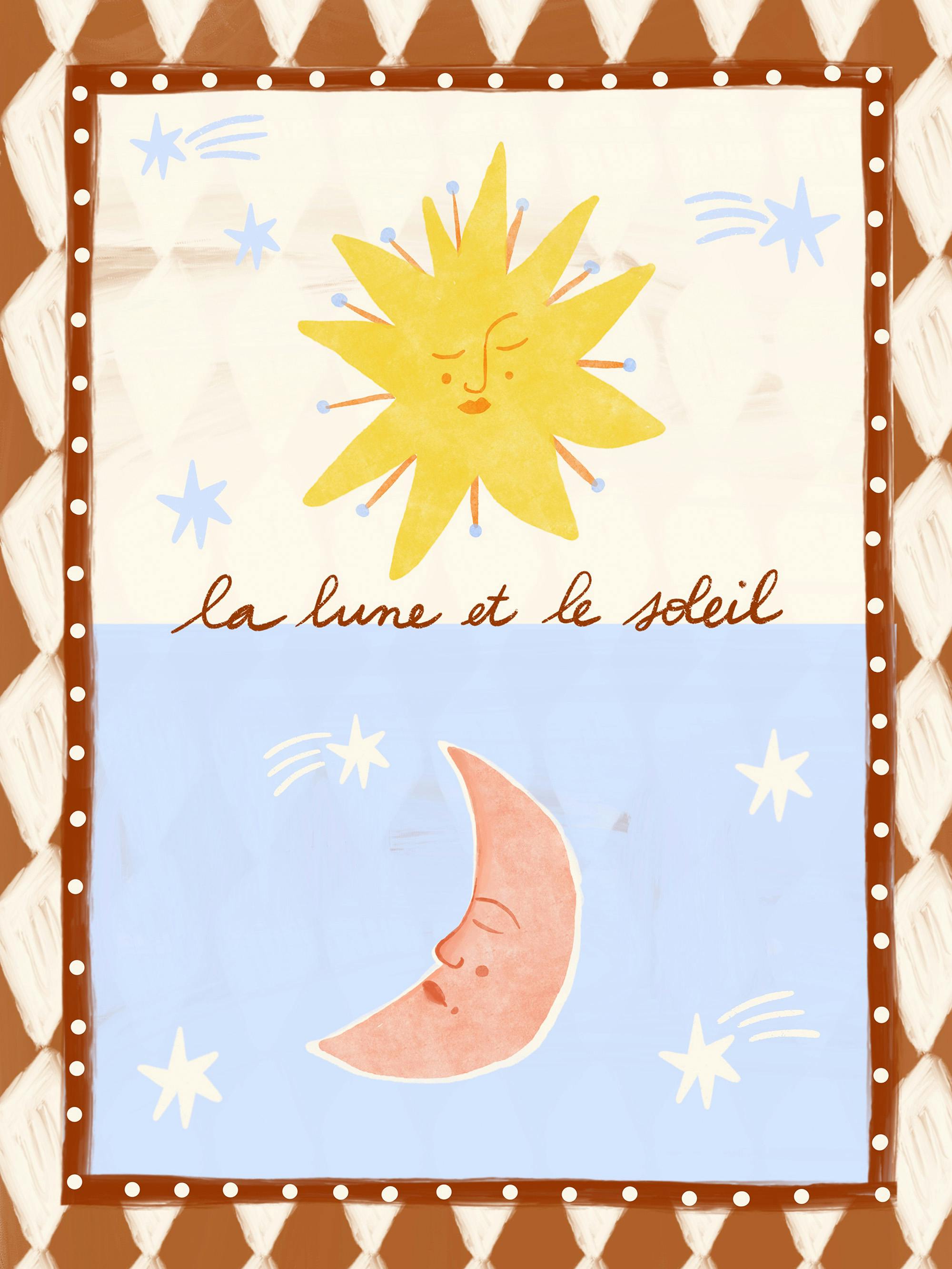Carole Hillman - La Lune et le Soleil Poster 0
