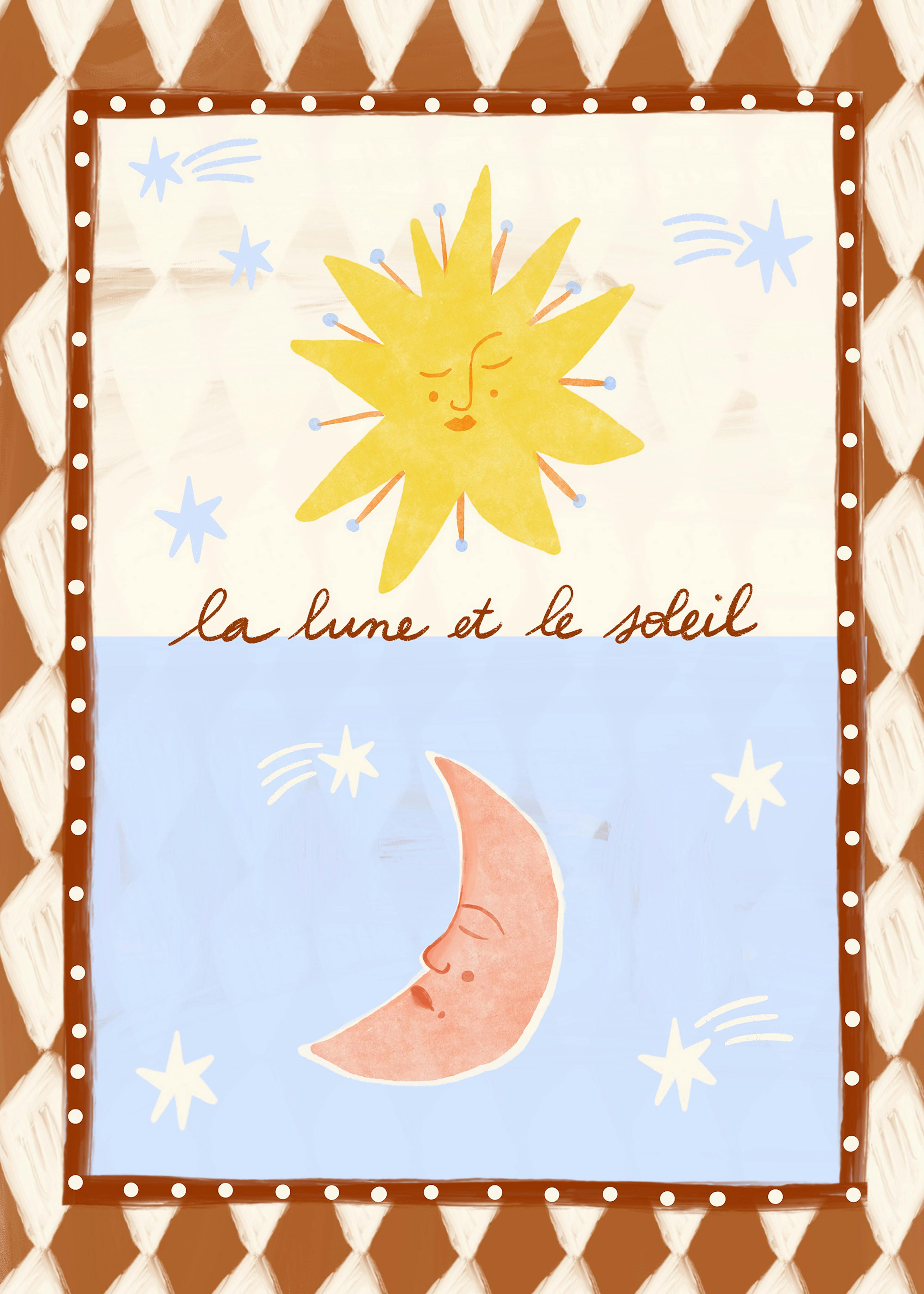 Carole Hillman - La Lune et le Soleil Poster 0