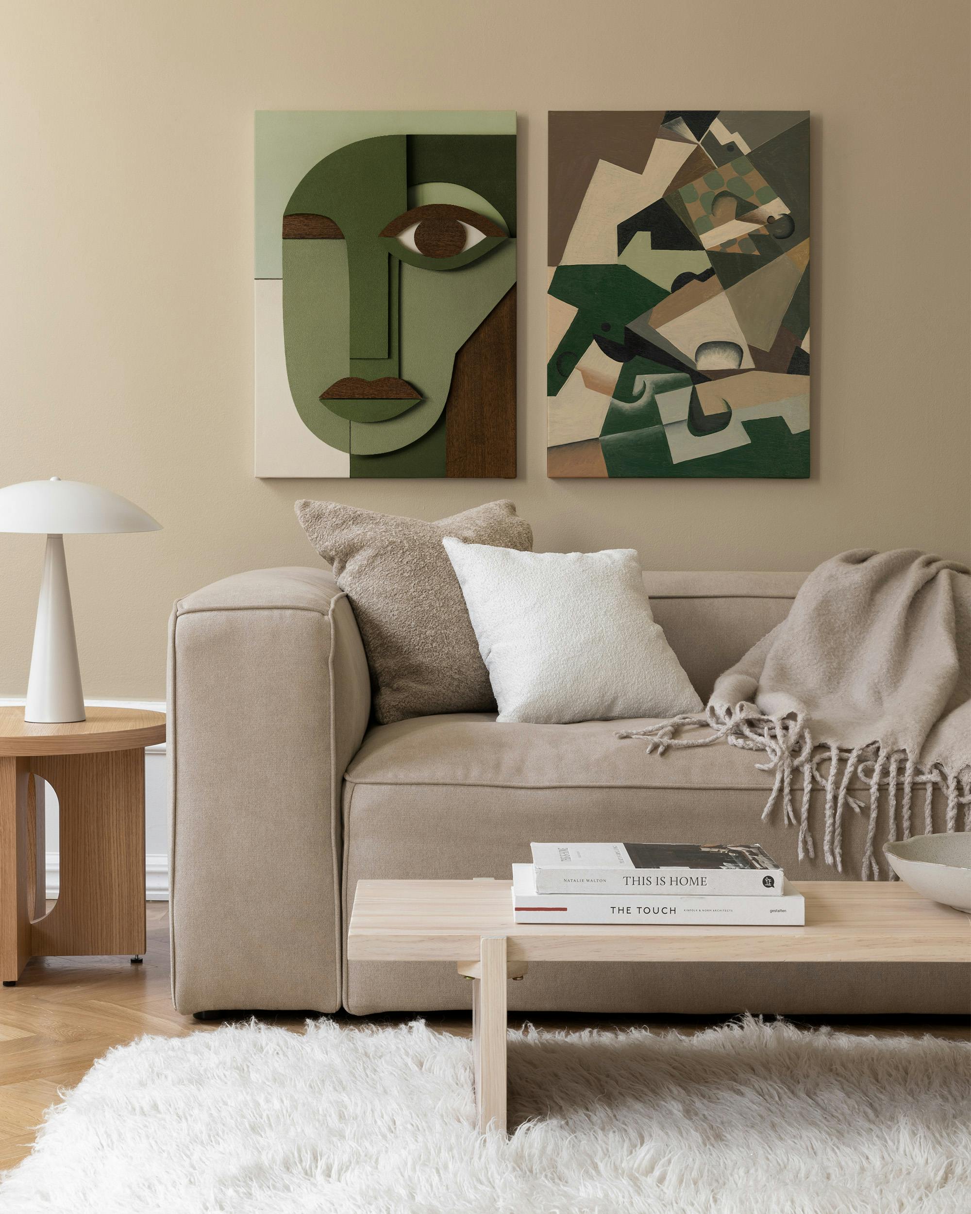 Evolving Canvas Duo (70x100 cm - Black Frame)