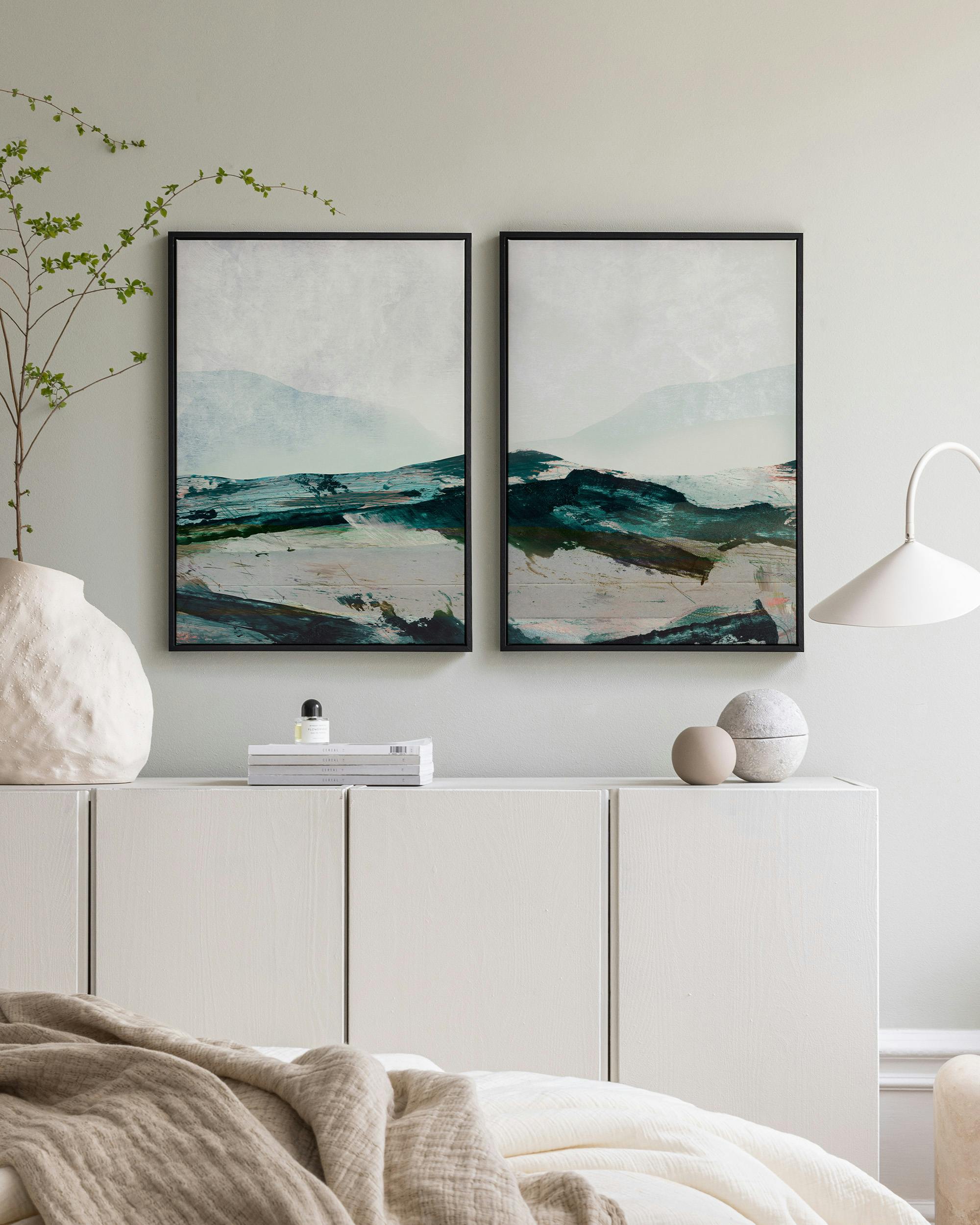 Canvas Prints Dan Hobday - Land Ahoy Canvas Duo (50x70 cm)